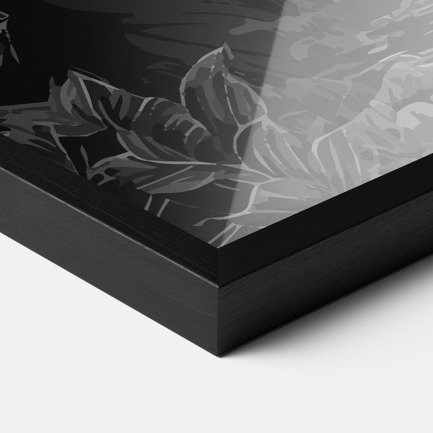 Keretezett Poszter Grey Tiger mockup 3