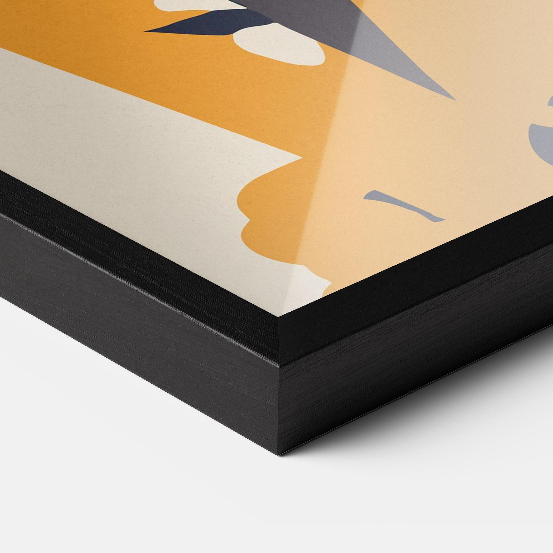 Keretezett Poszter Orange Tiger mockup 3