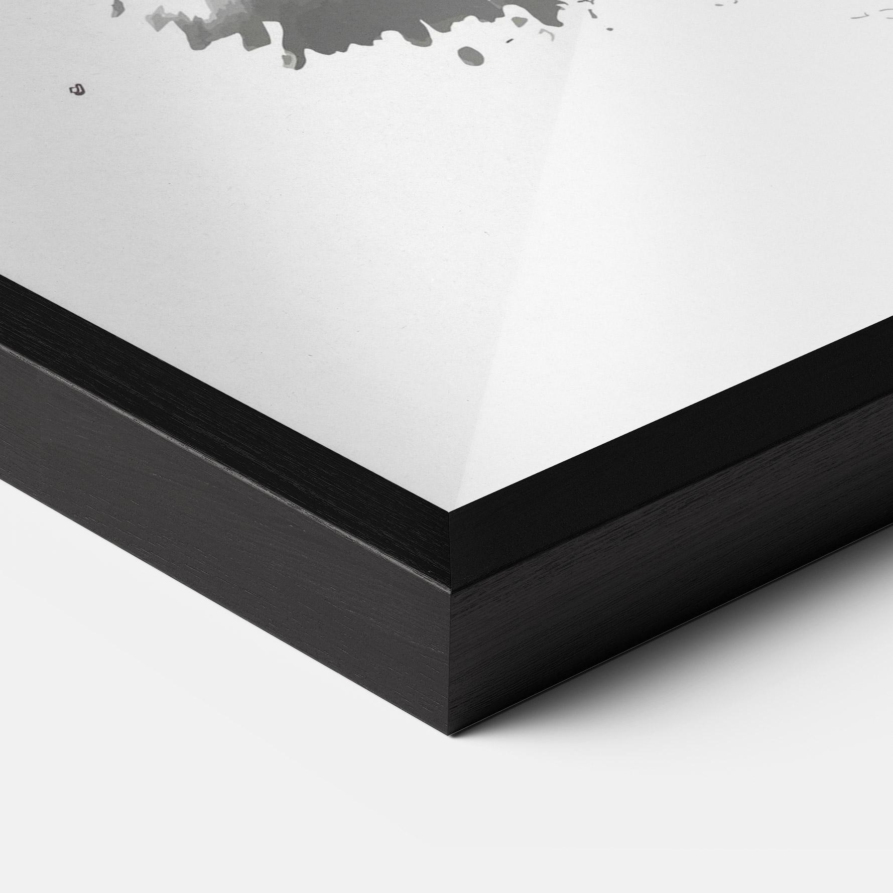 Keretezett Poszter Wonderful Tiger mockup 3