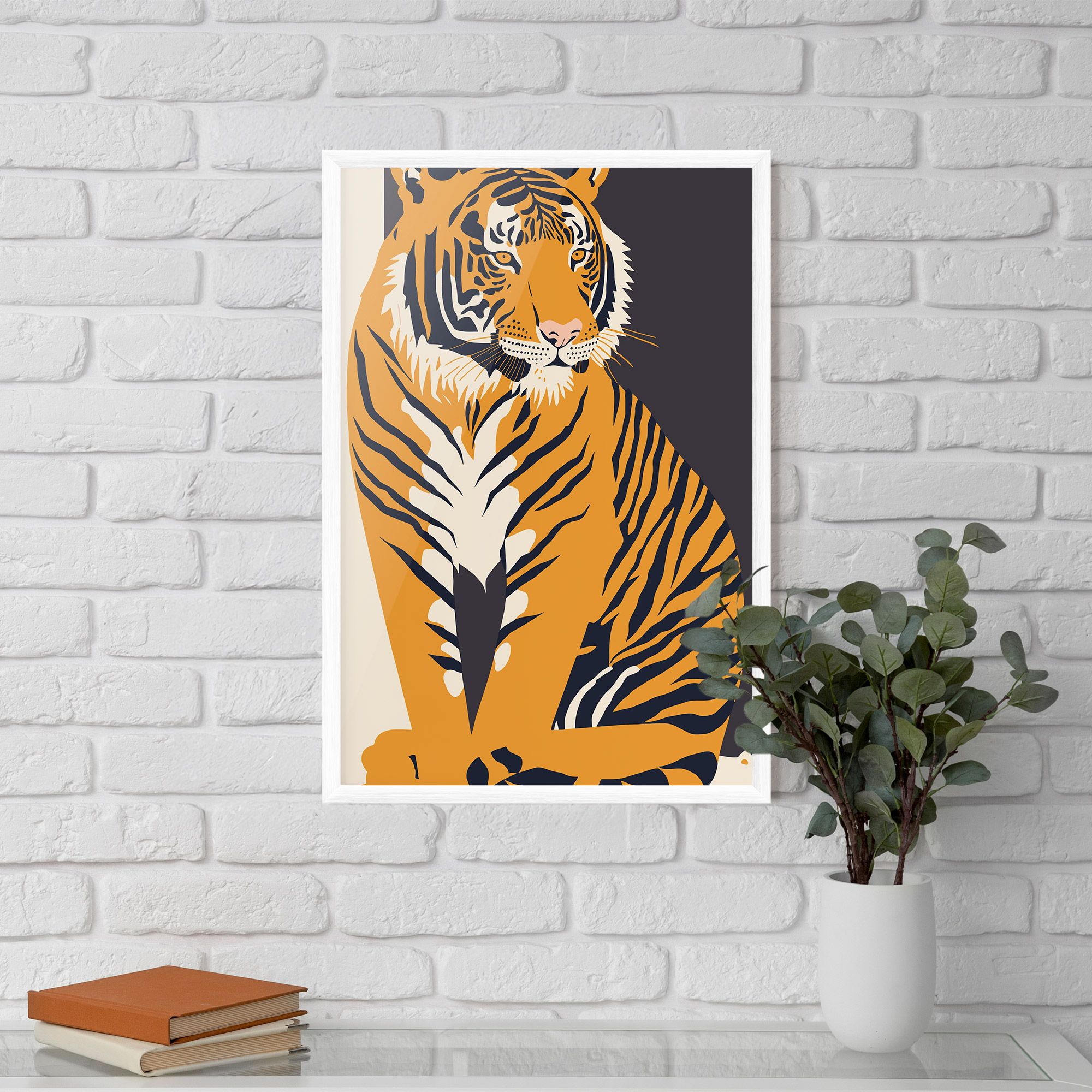 Orange Tiger mockup 5