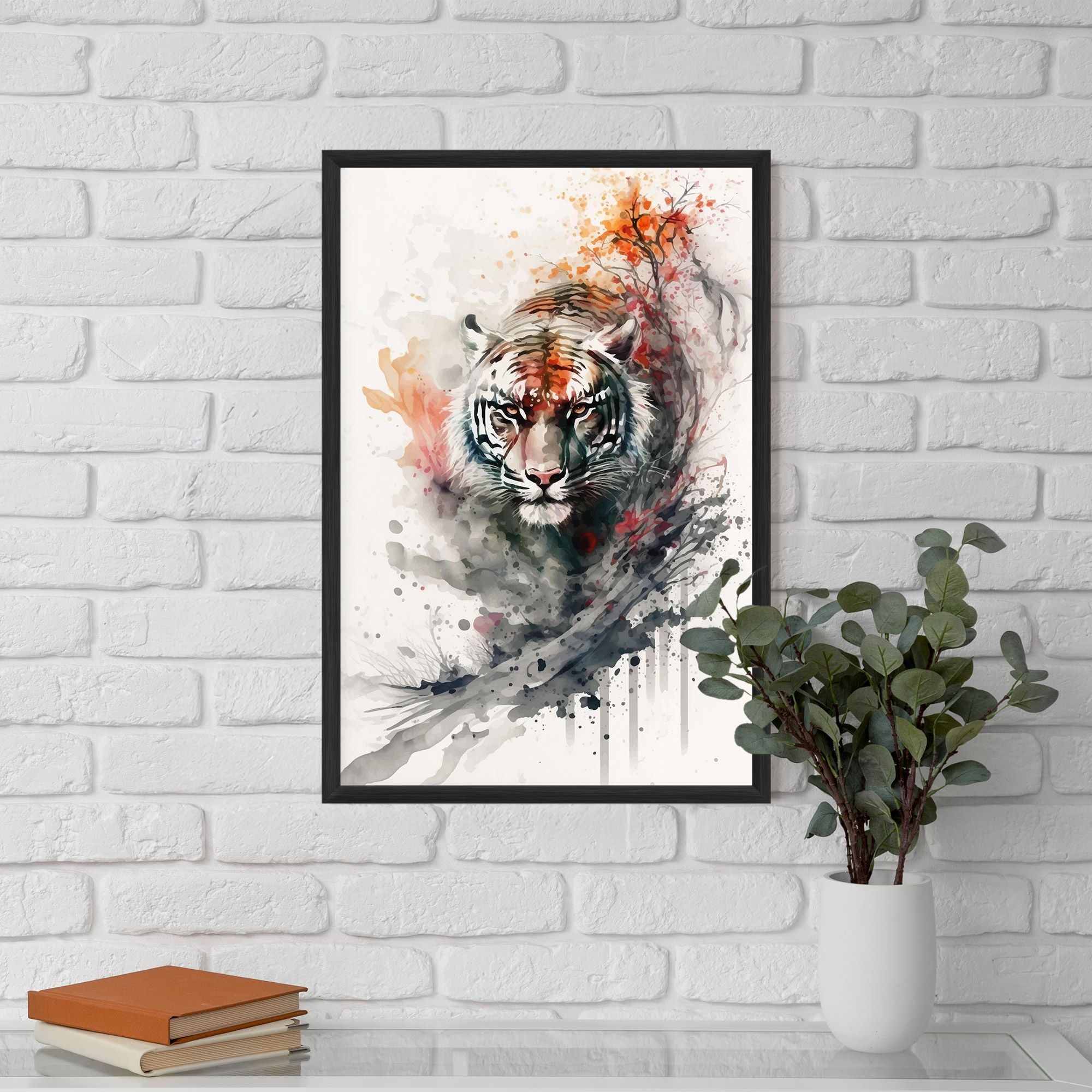 Beautiful Tiger Art mockup 5