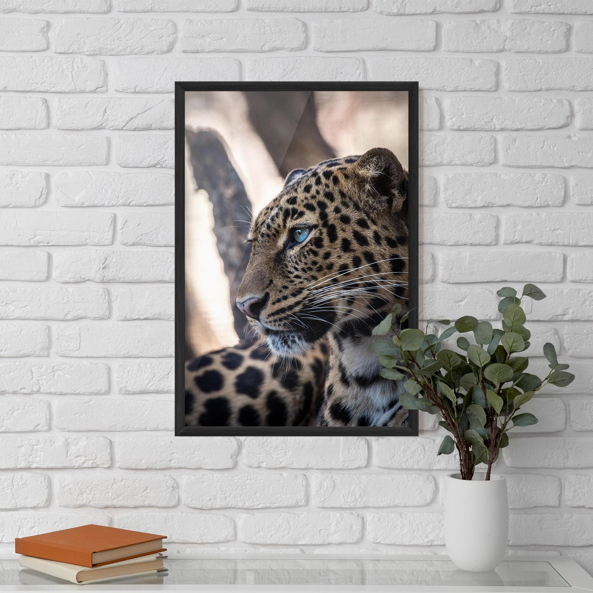 Keretezett Poszter Blue Tiger mockup 5