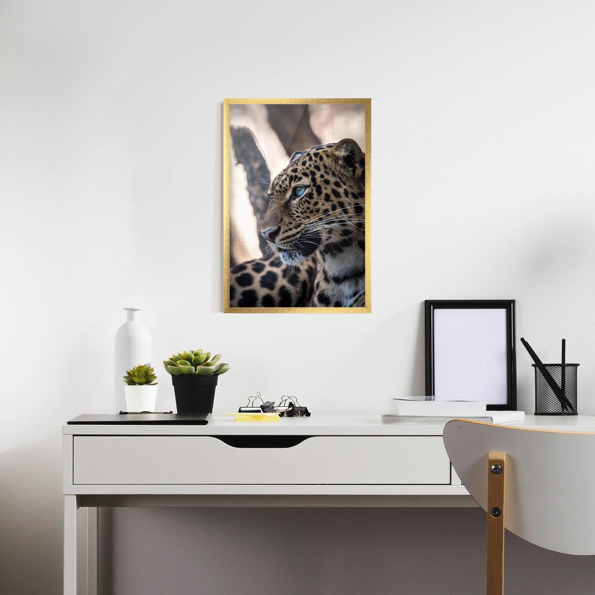 Keretezett Poszter Blue Tiger mockup 7