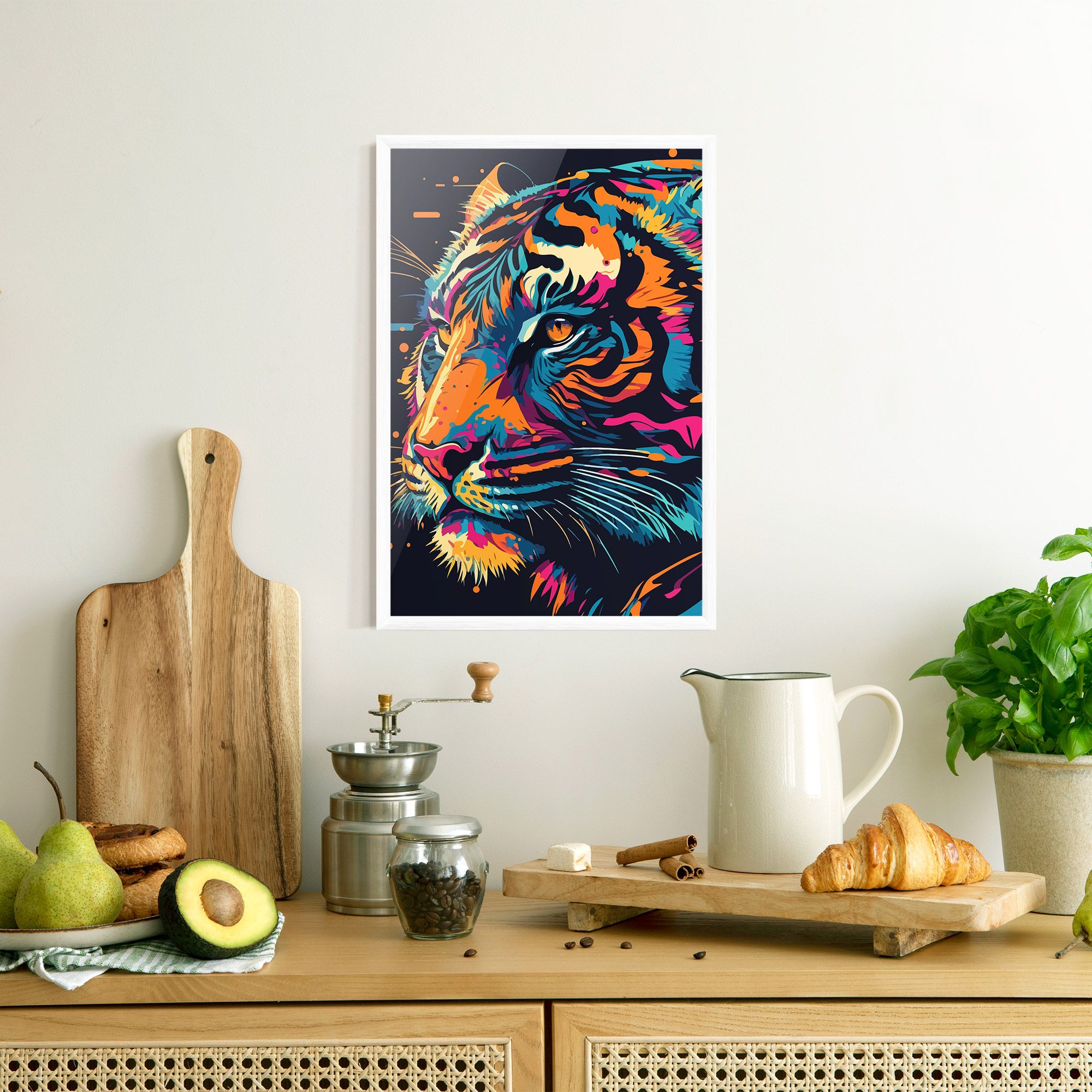 Colorful Tiger mockup 8