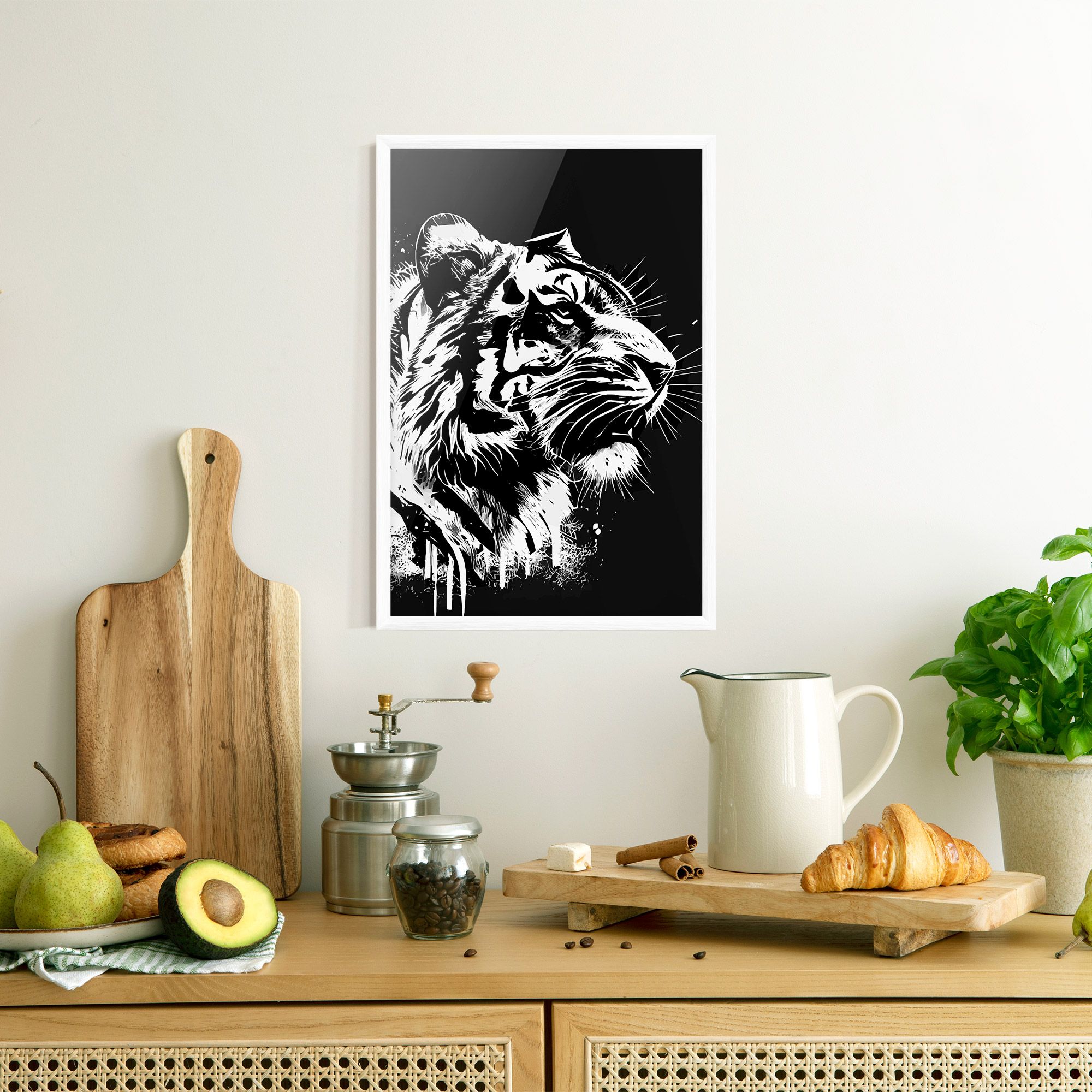 White Ink Tiger mockup 8