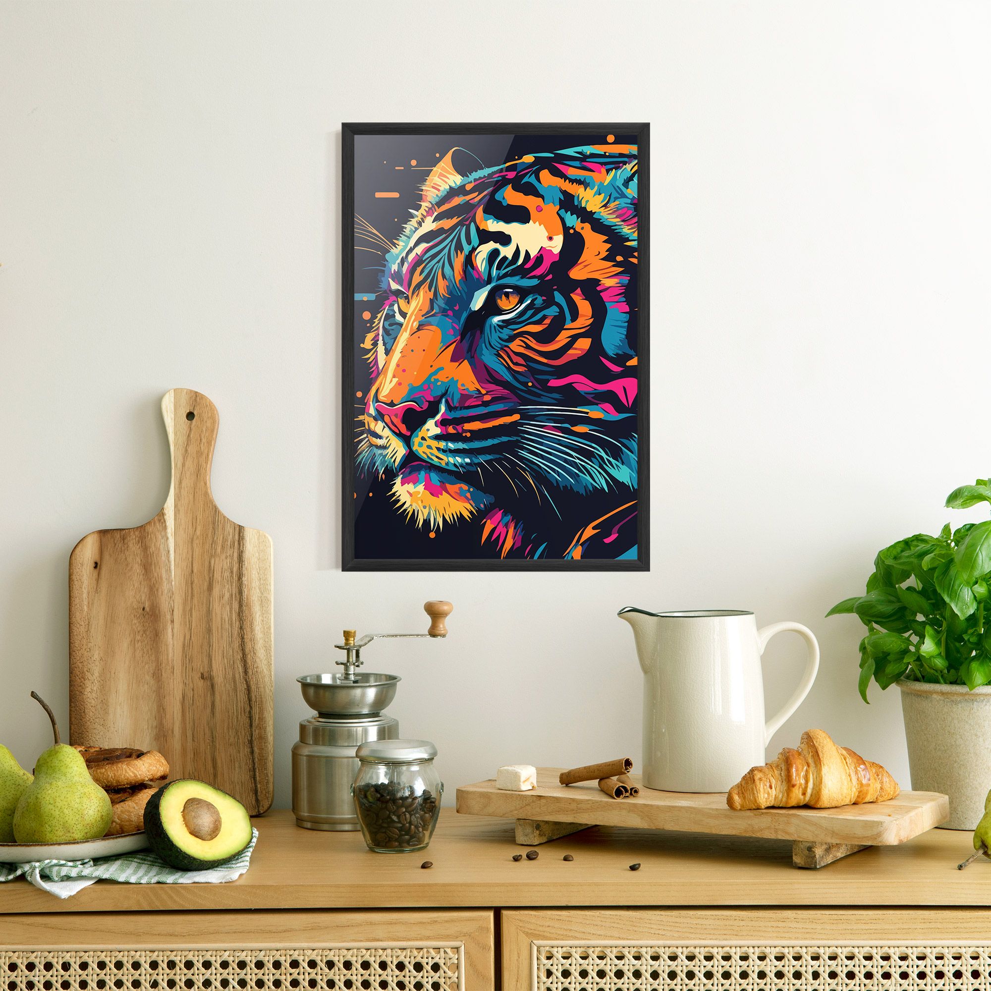 Colorful Tiger mockup 8