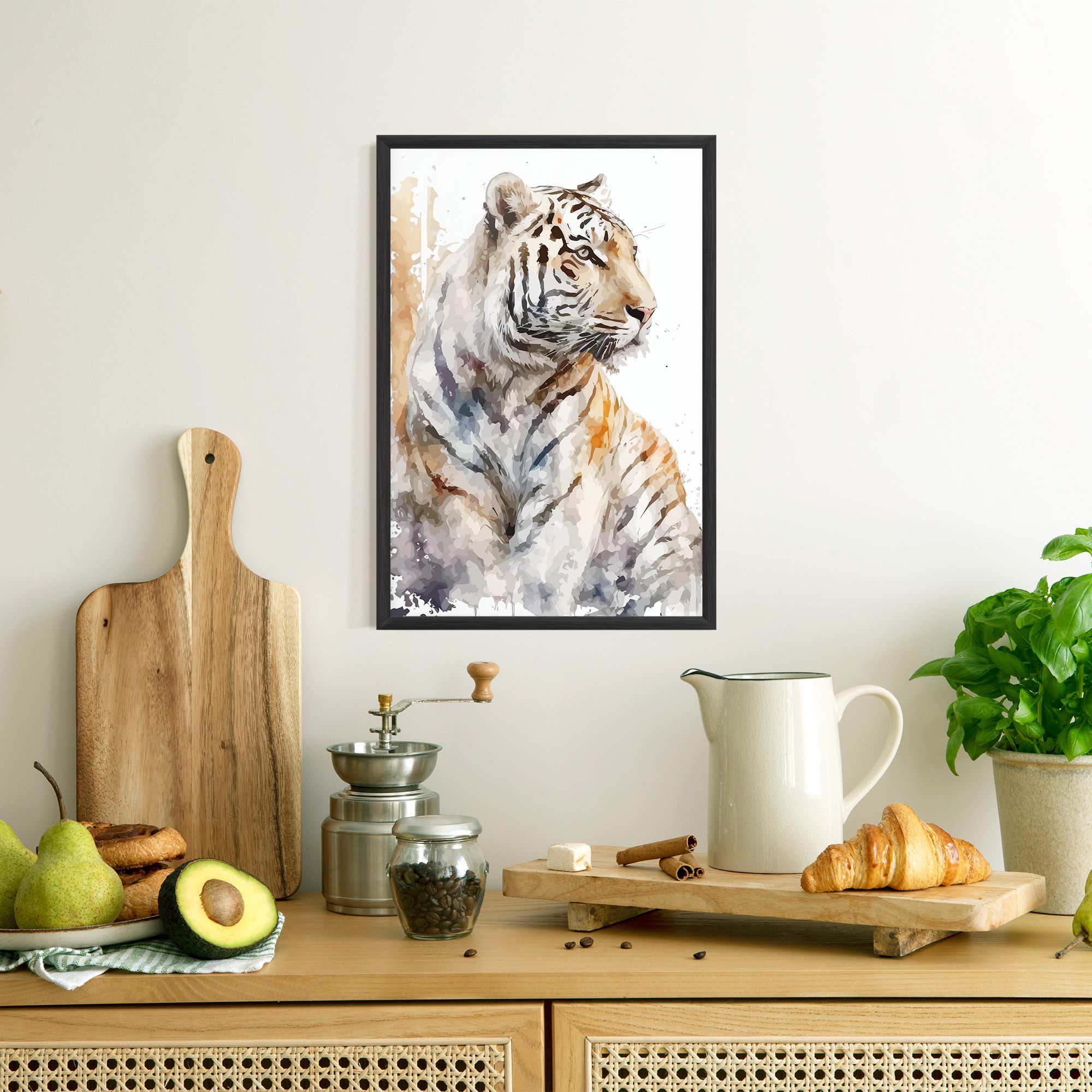 White Tiger Art mockup 8