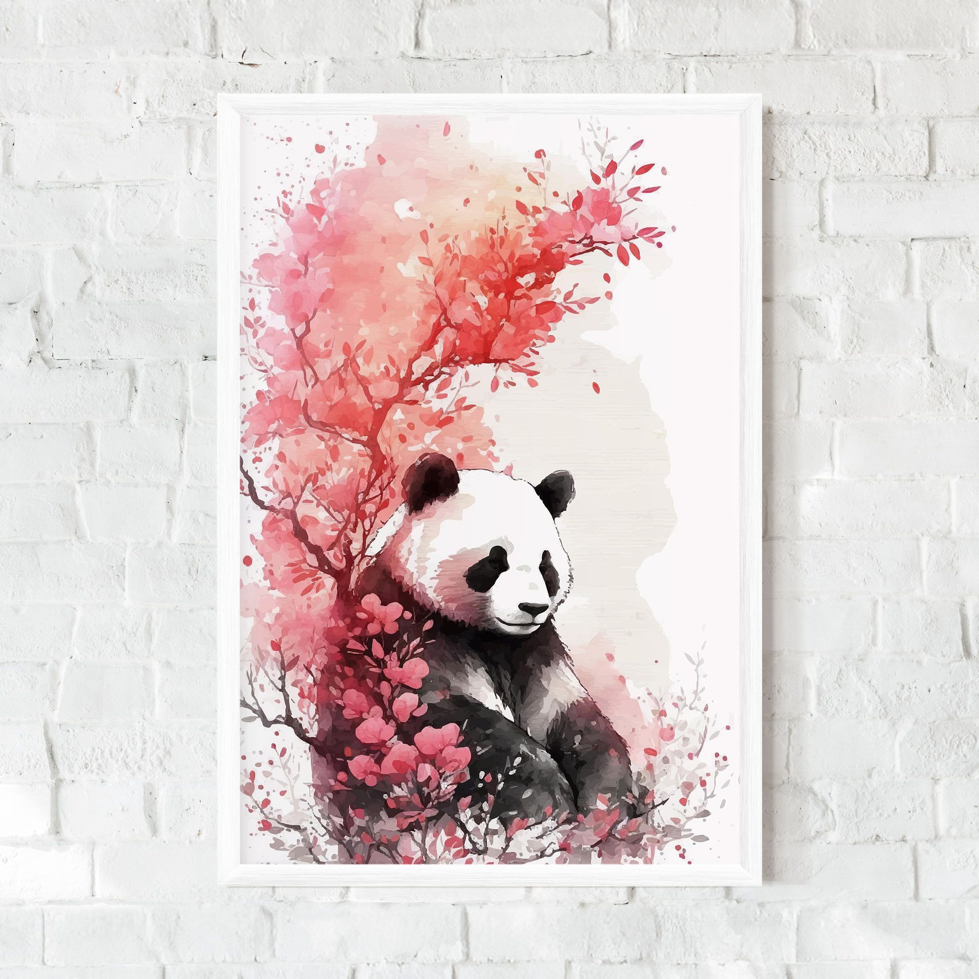 Pink Flower Panda mockup 0