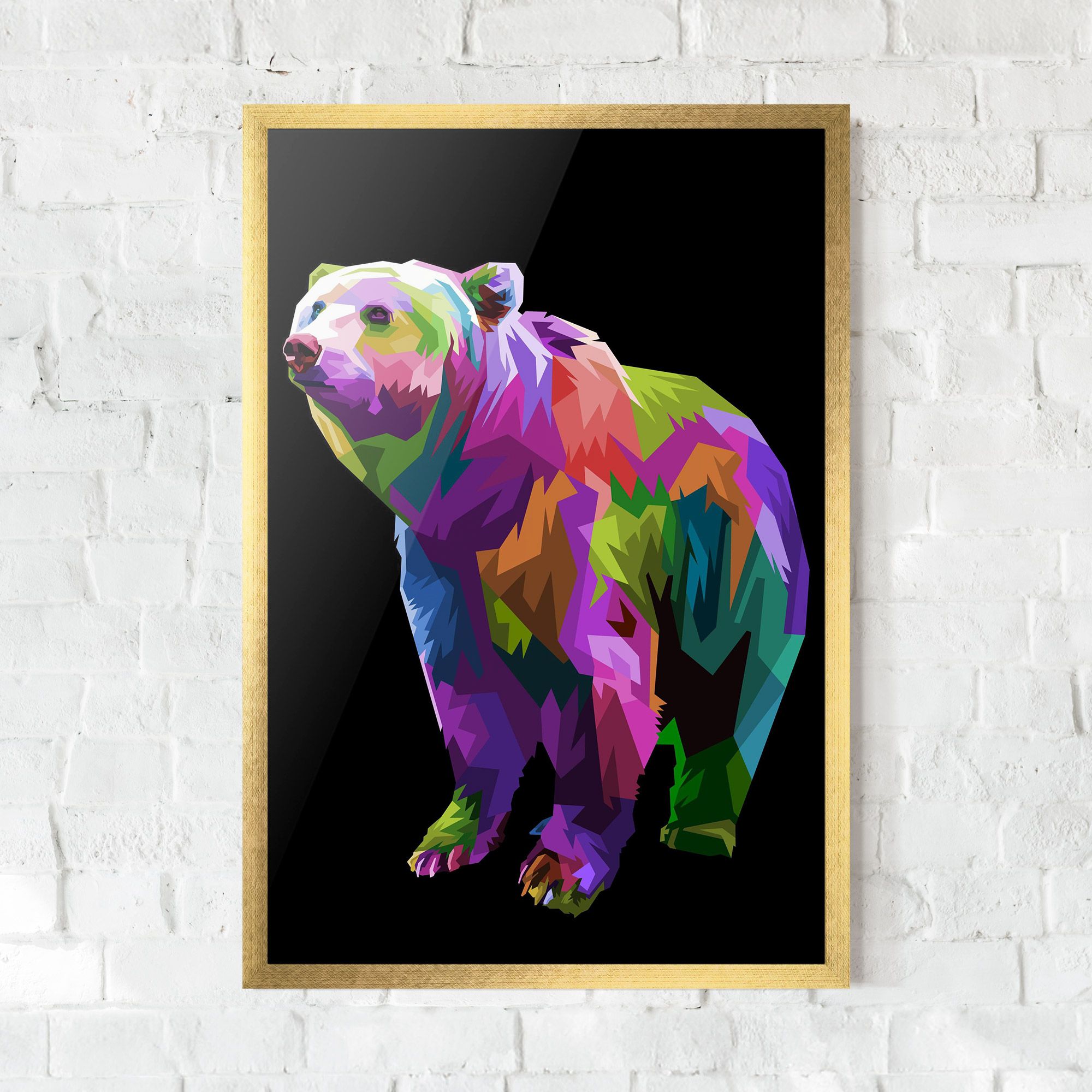 Colorful Icebear mockup 0