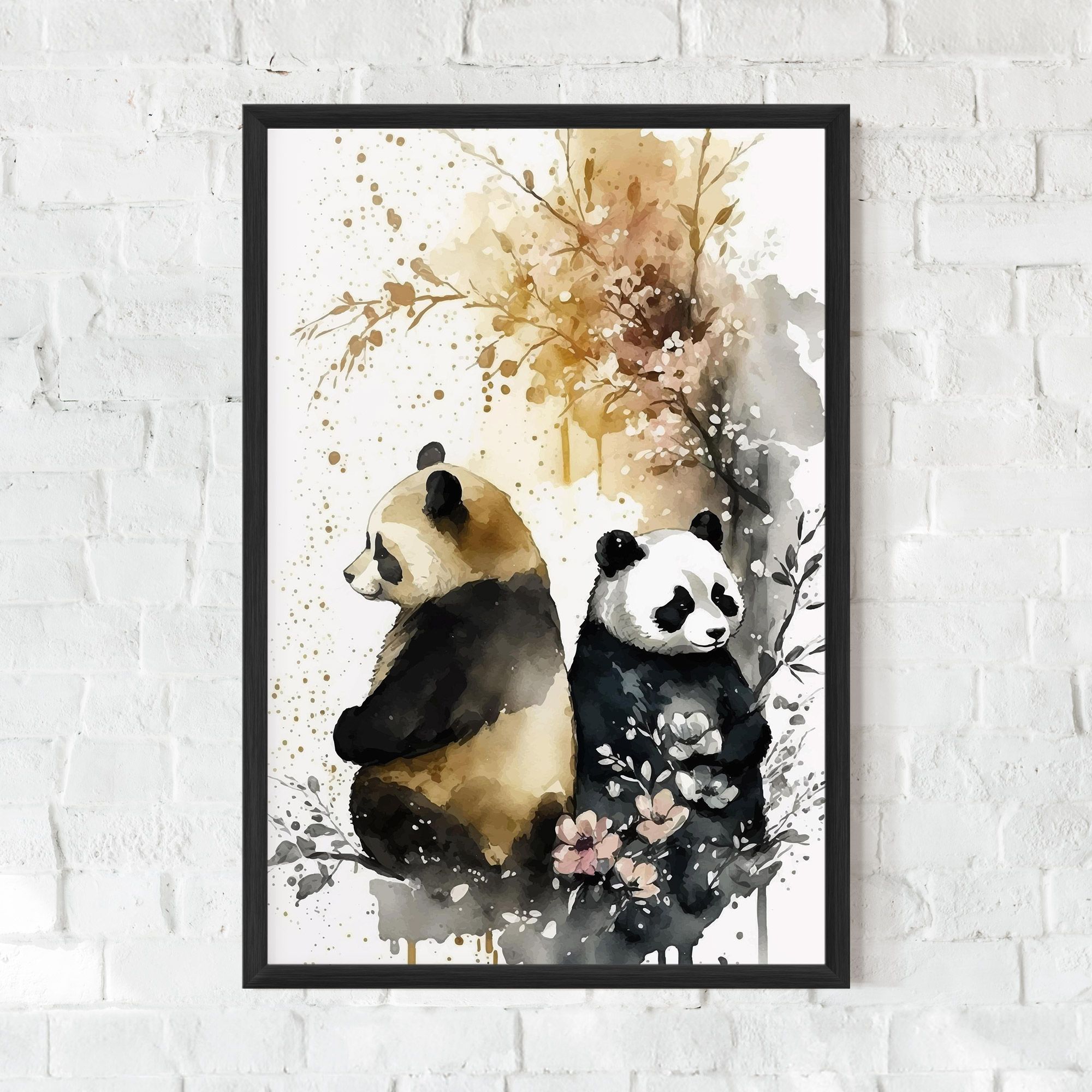 Gold Panda Art mockup 0
