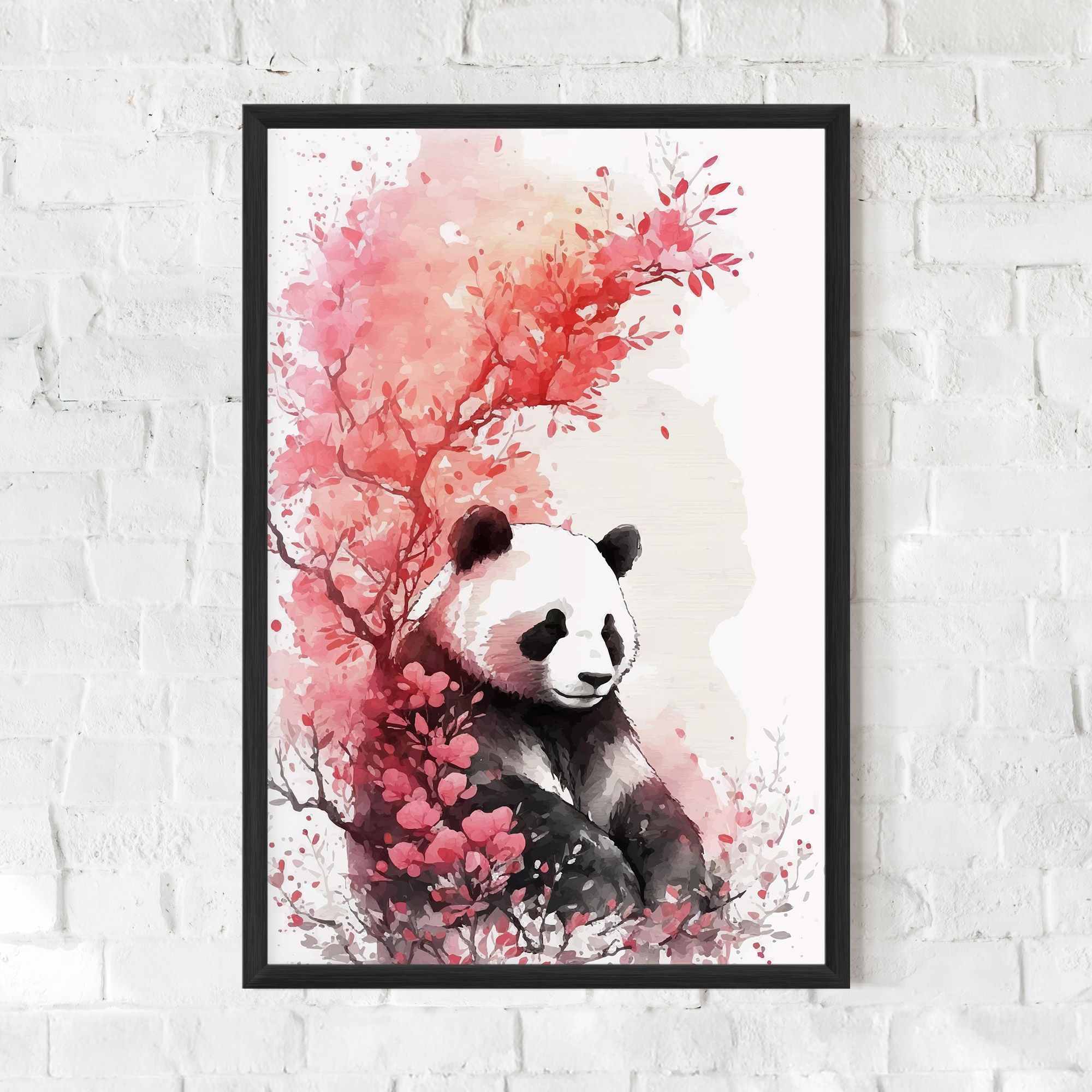 Pink Flower Panda mockup 0