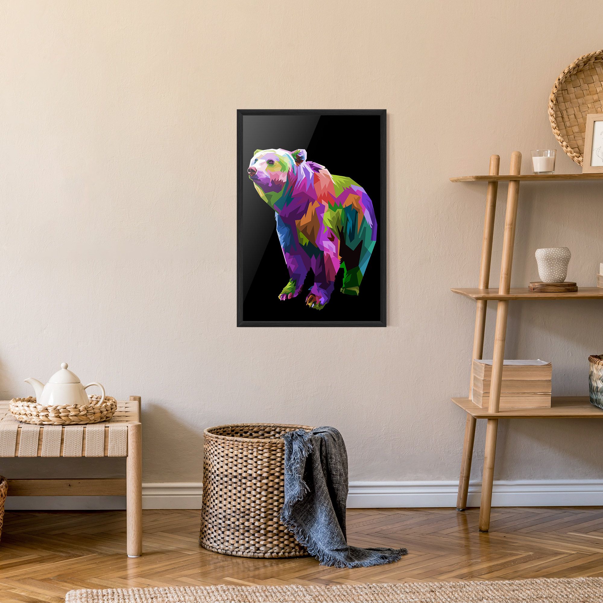 Colorful Icebear mockup 9