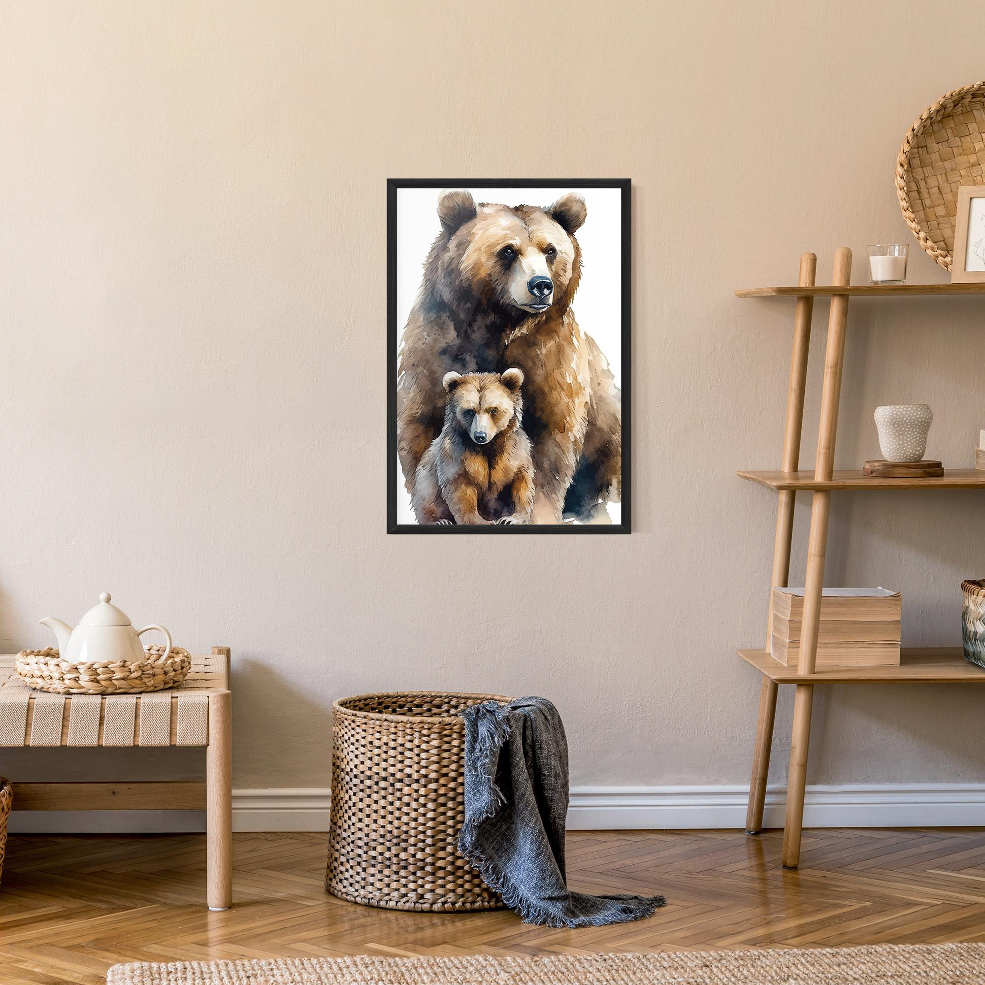 Keretezett Poszter Mama Bear mockup 9