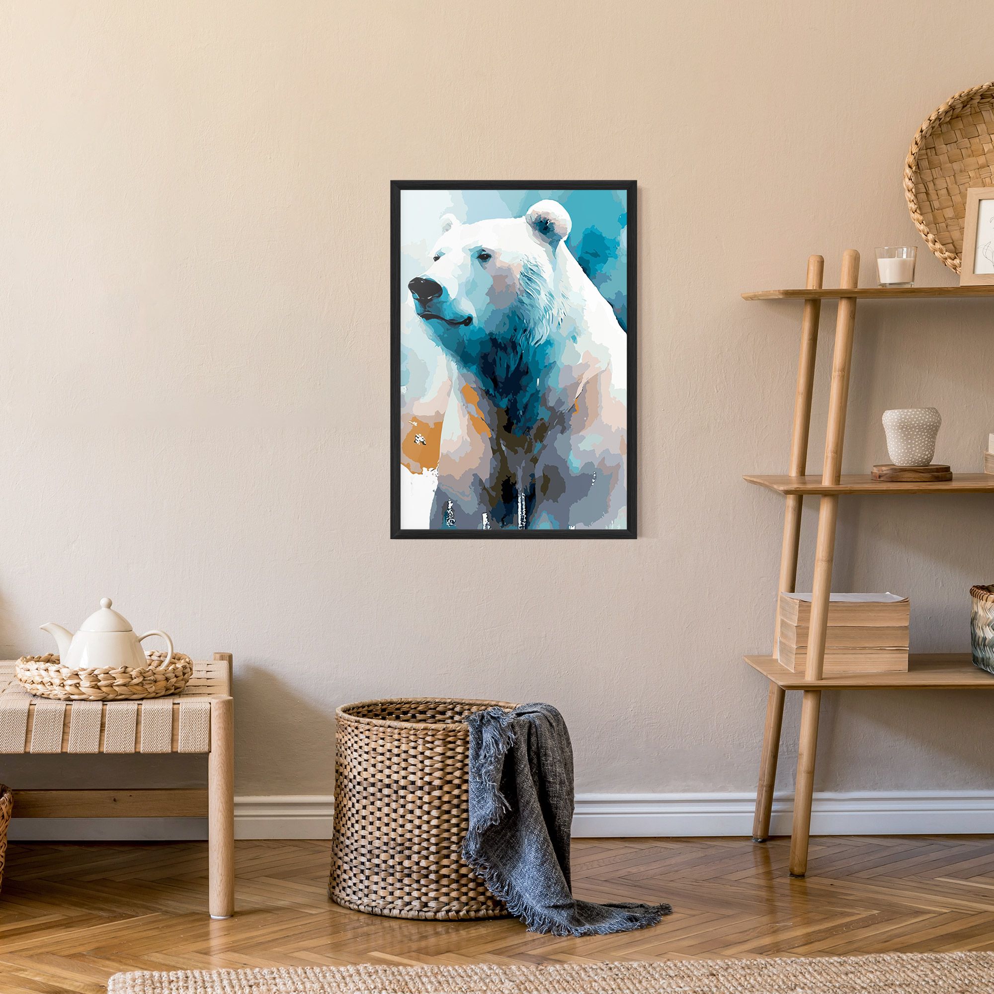 Polar White Bear mockup 9