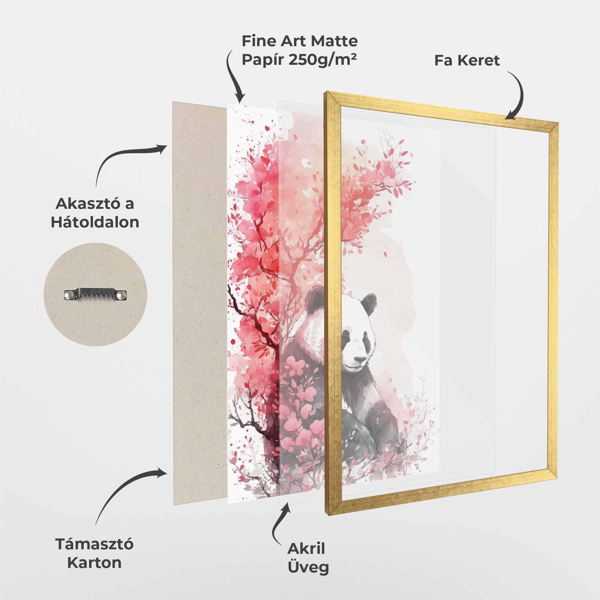 Pink Flower Panda mockup 1