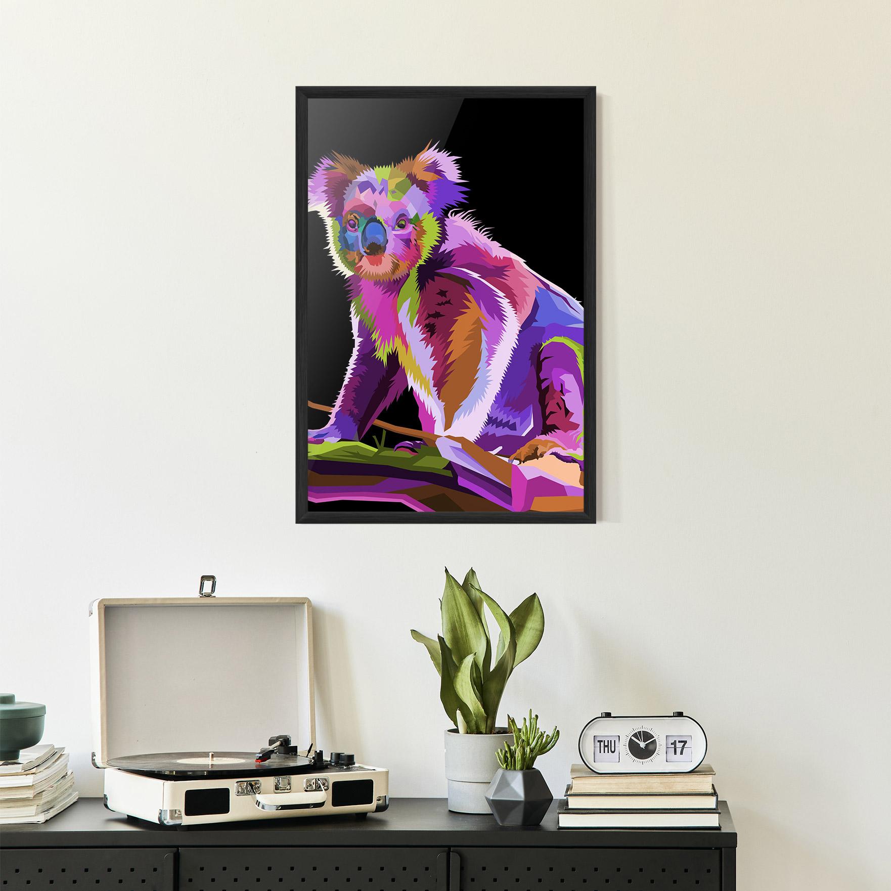 Keretezett Poszter Koala Art mockup 2