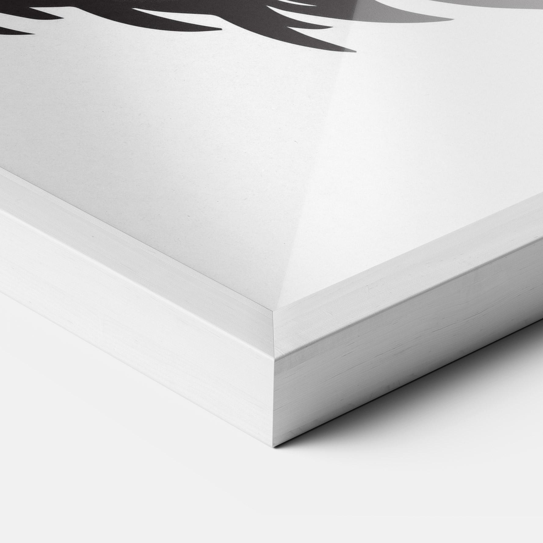 Keretezett Poszter Bear Black Head mockup 3