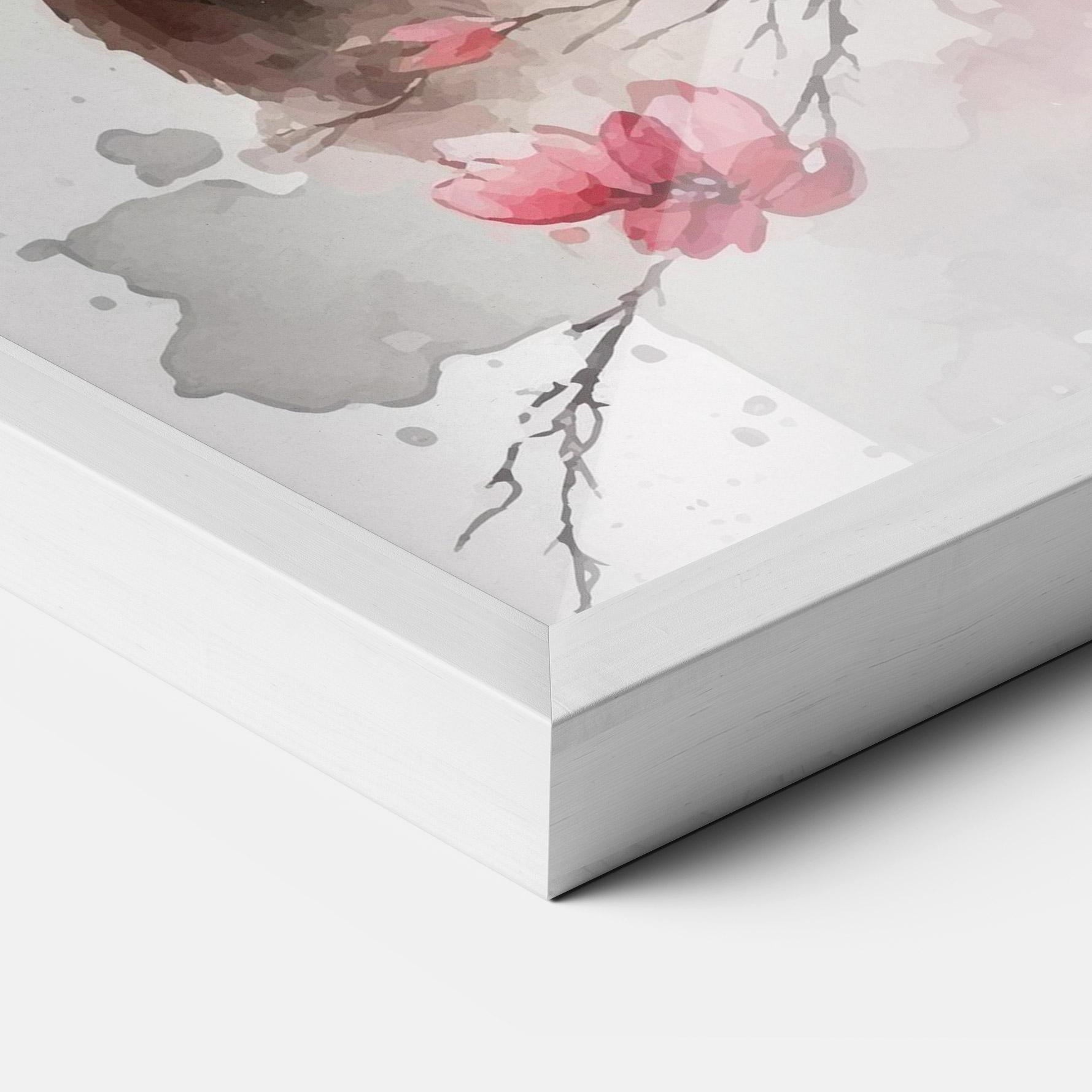 Keretezett Poszter Blossom Panda mockup 3