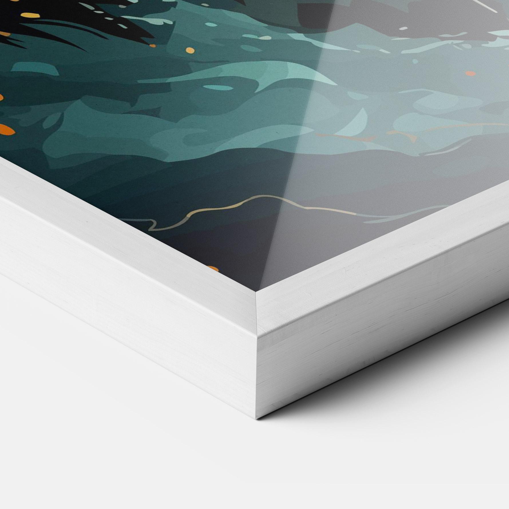 Keretezett Poszter Brown Bear Art mockup 3