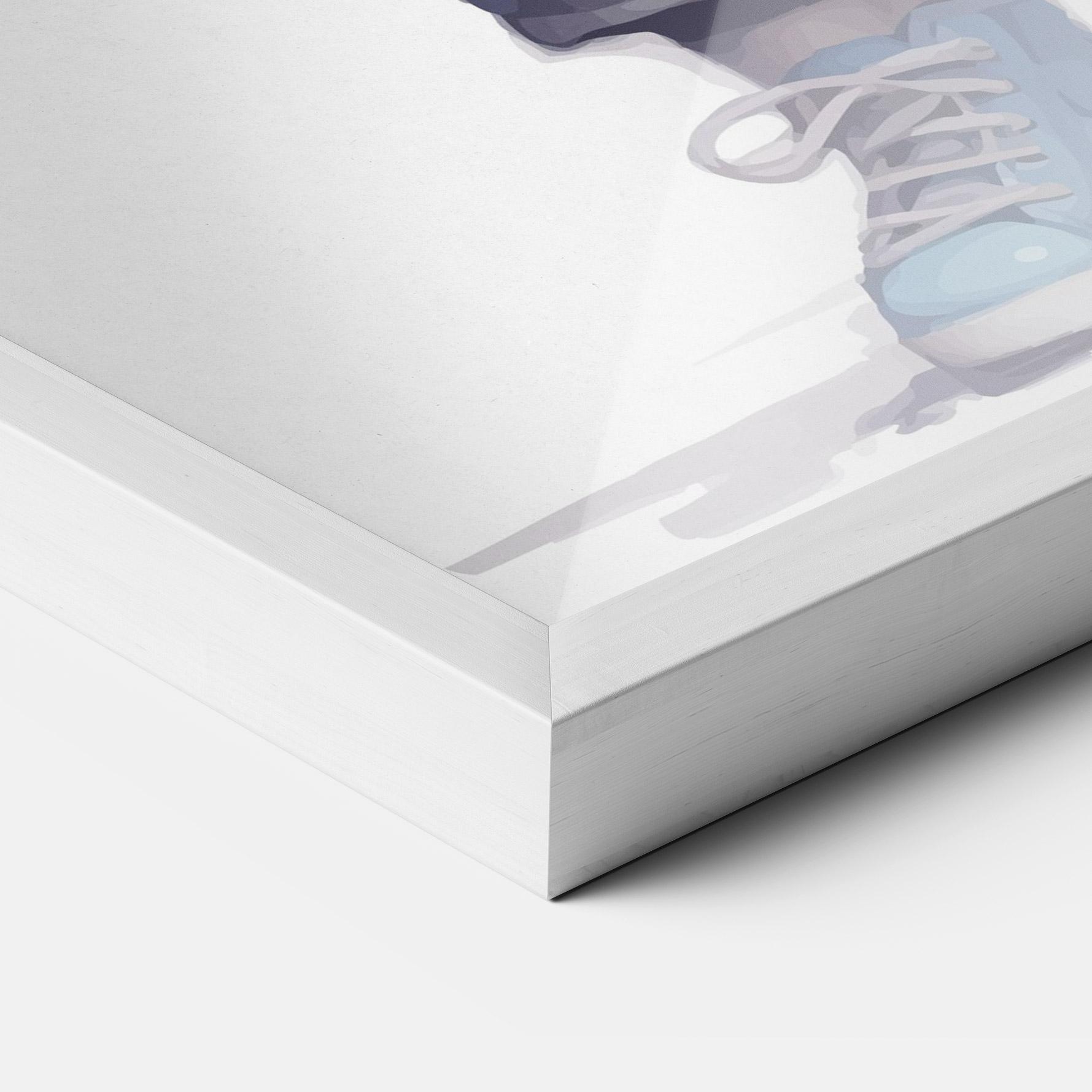 Keretezett Poszter Glasses Bear mockup 3