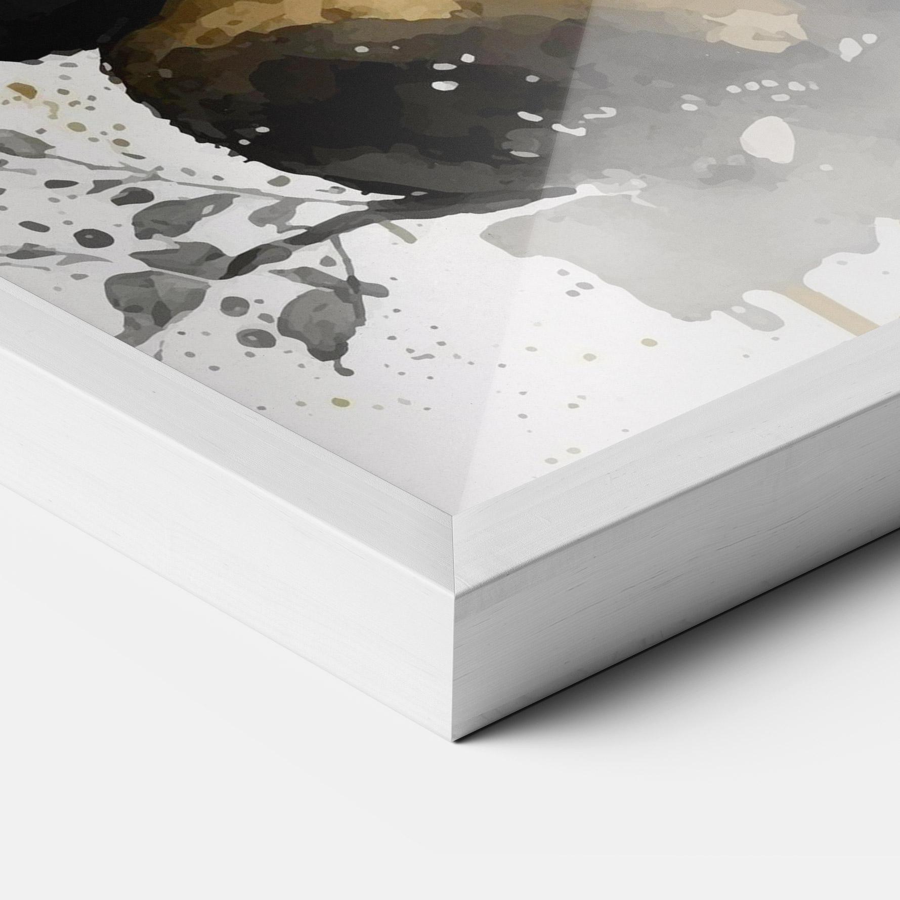 Keretezett Poszter Gold Panda Art mockup 3