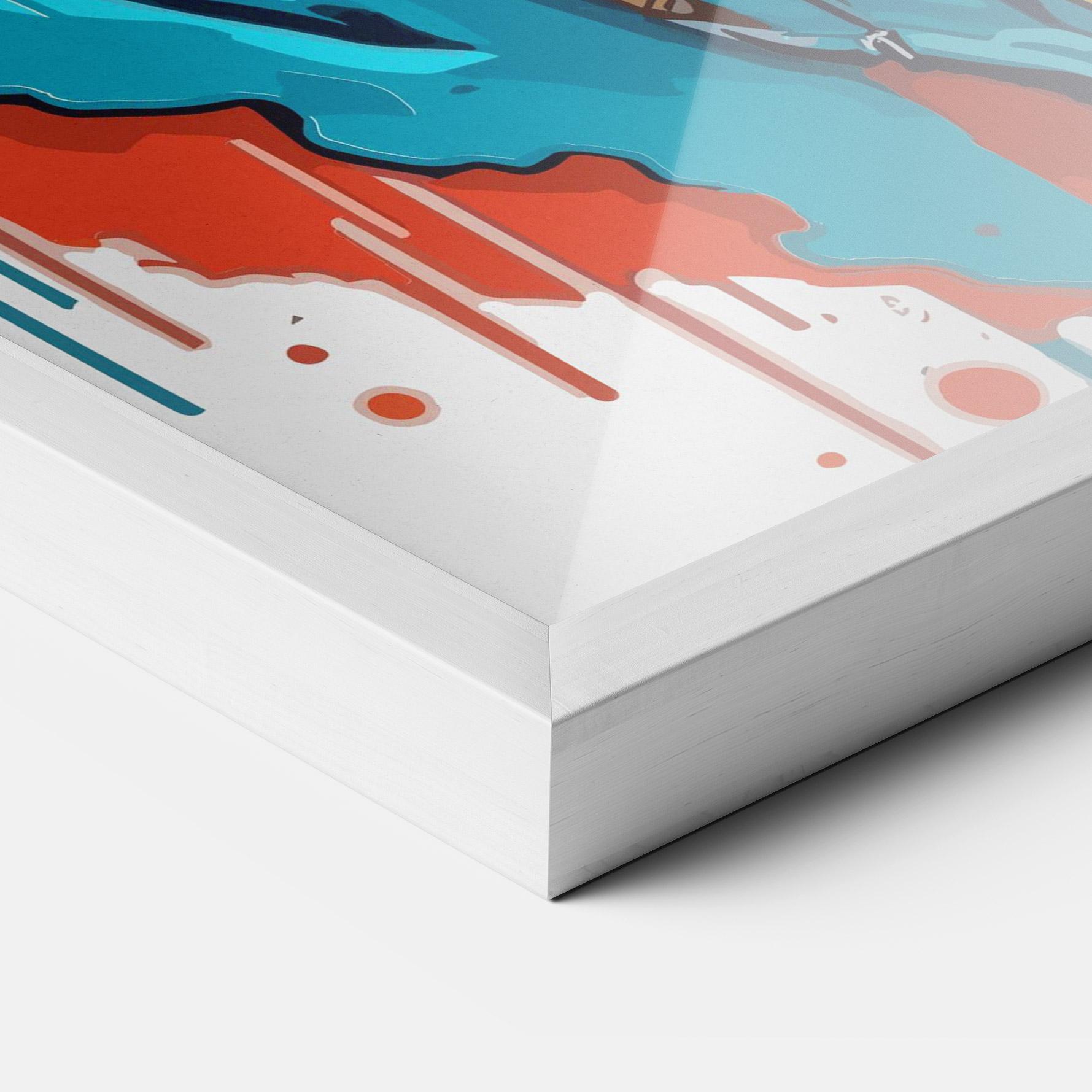 Keretezett Poszter Music Panda mockup 3