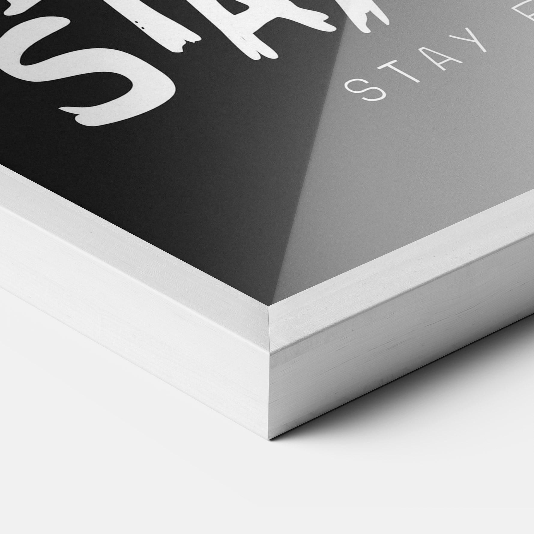 Keretezett Poszter Stay High mockup 3