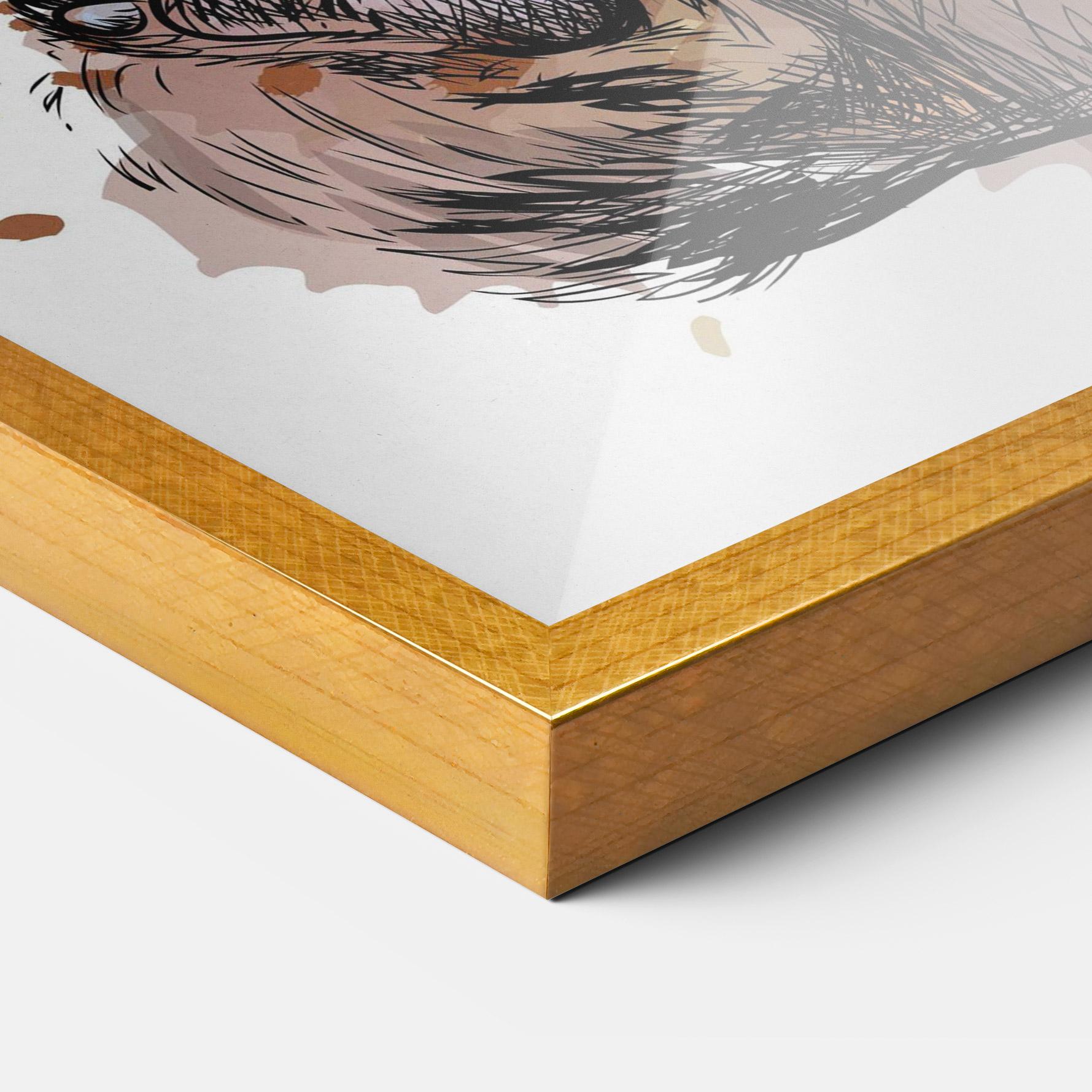 Keretezett Poszter Butterfly Bear mockup 3