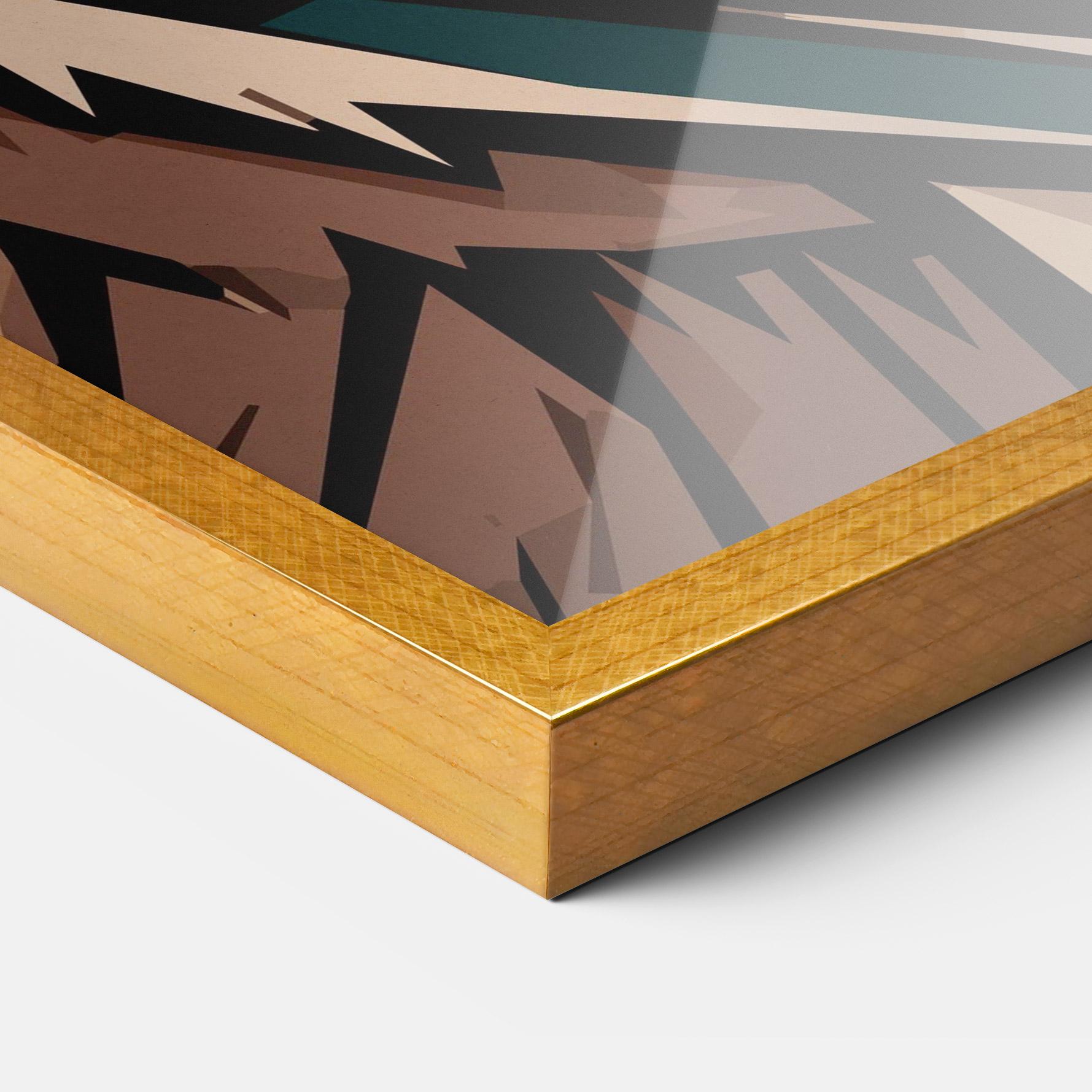 Keretezett Poszter Grizzly Art mockup 3