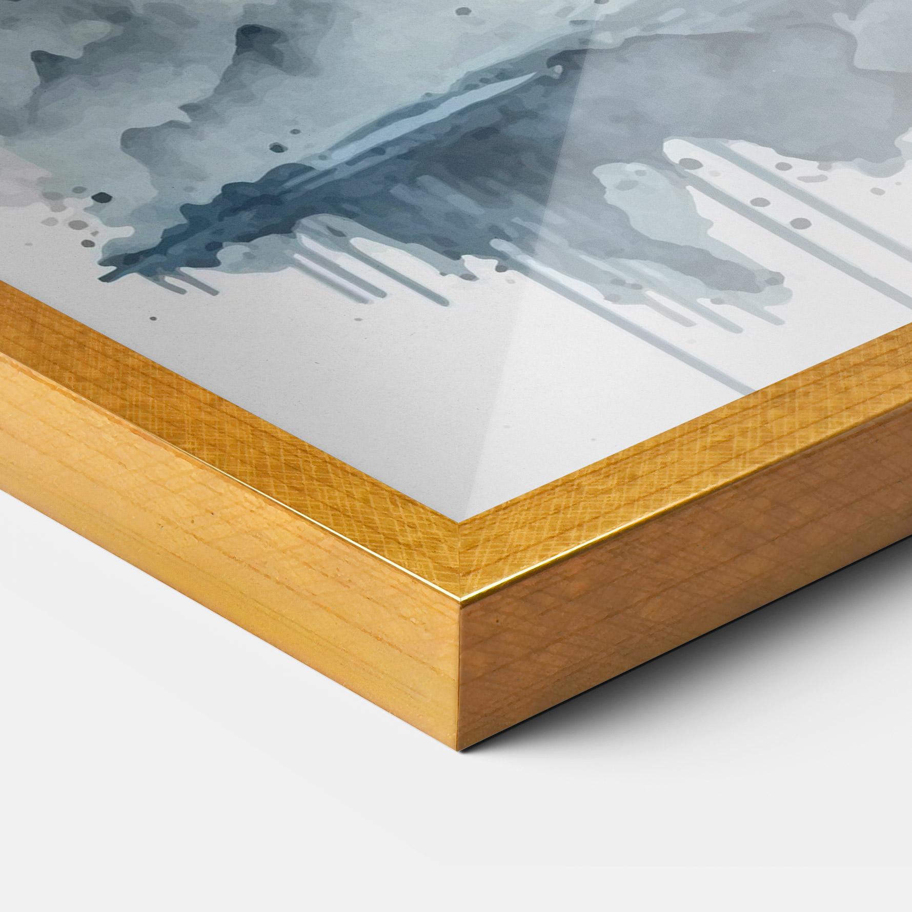 Keretezett Poszter Panda Art mockup 3