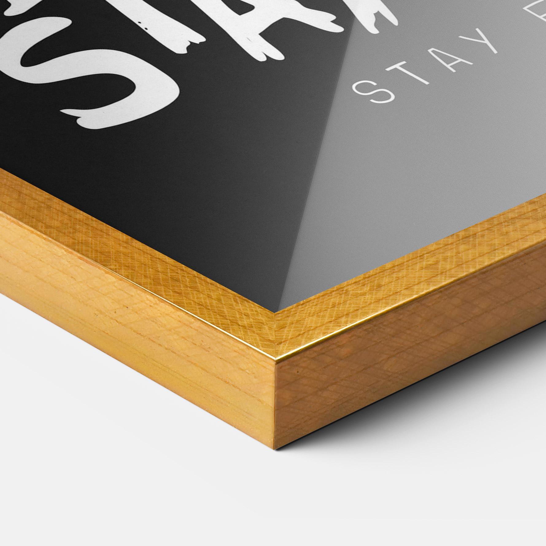 Keretezett Poszter Stay High mockup 3