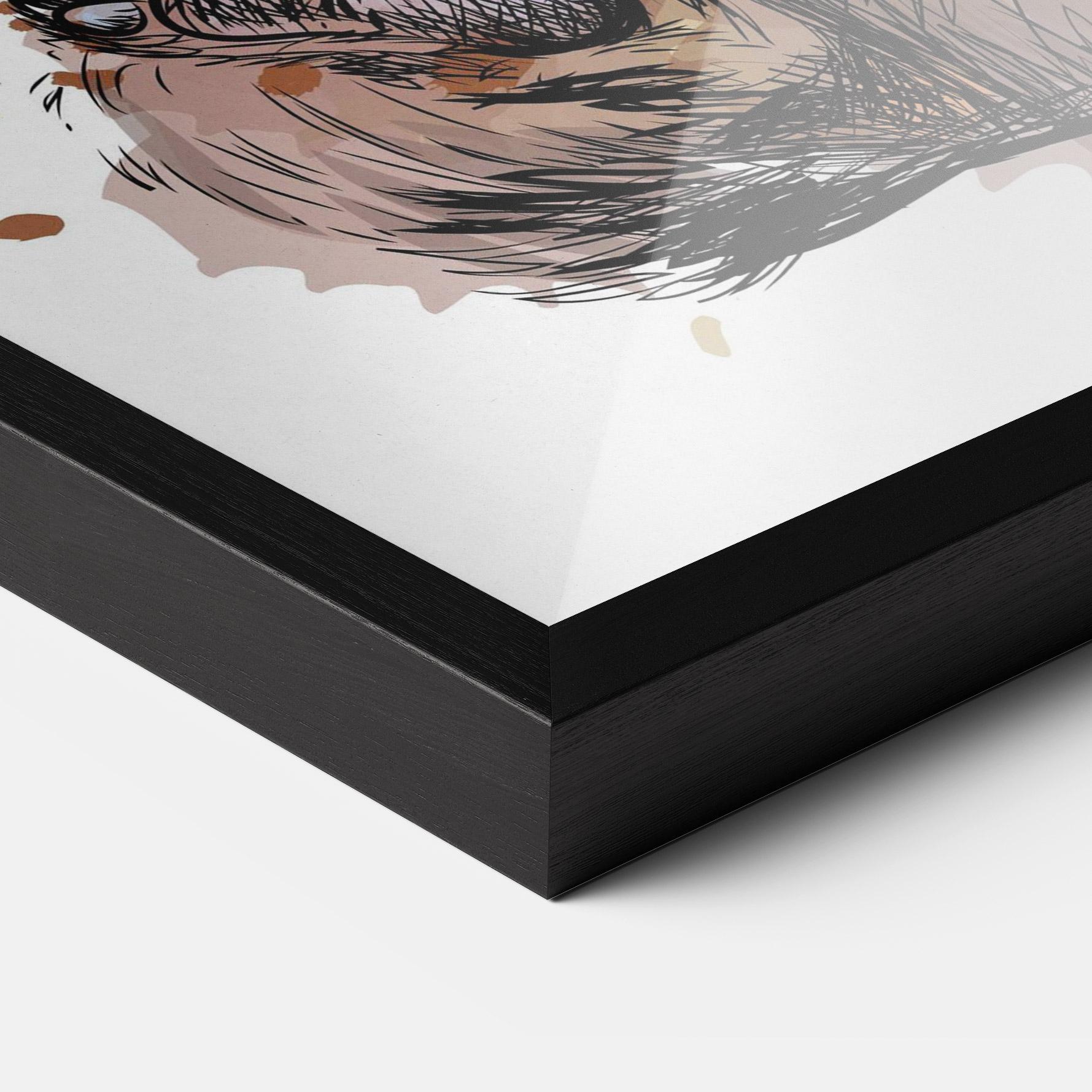 Keretezett Poszter Butterfly Bear mockup 3