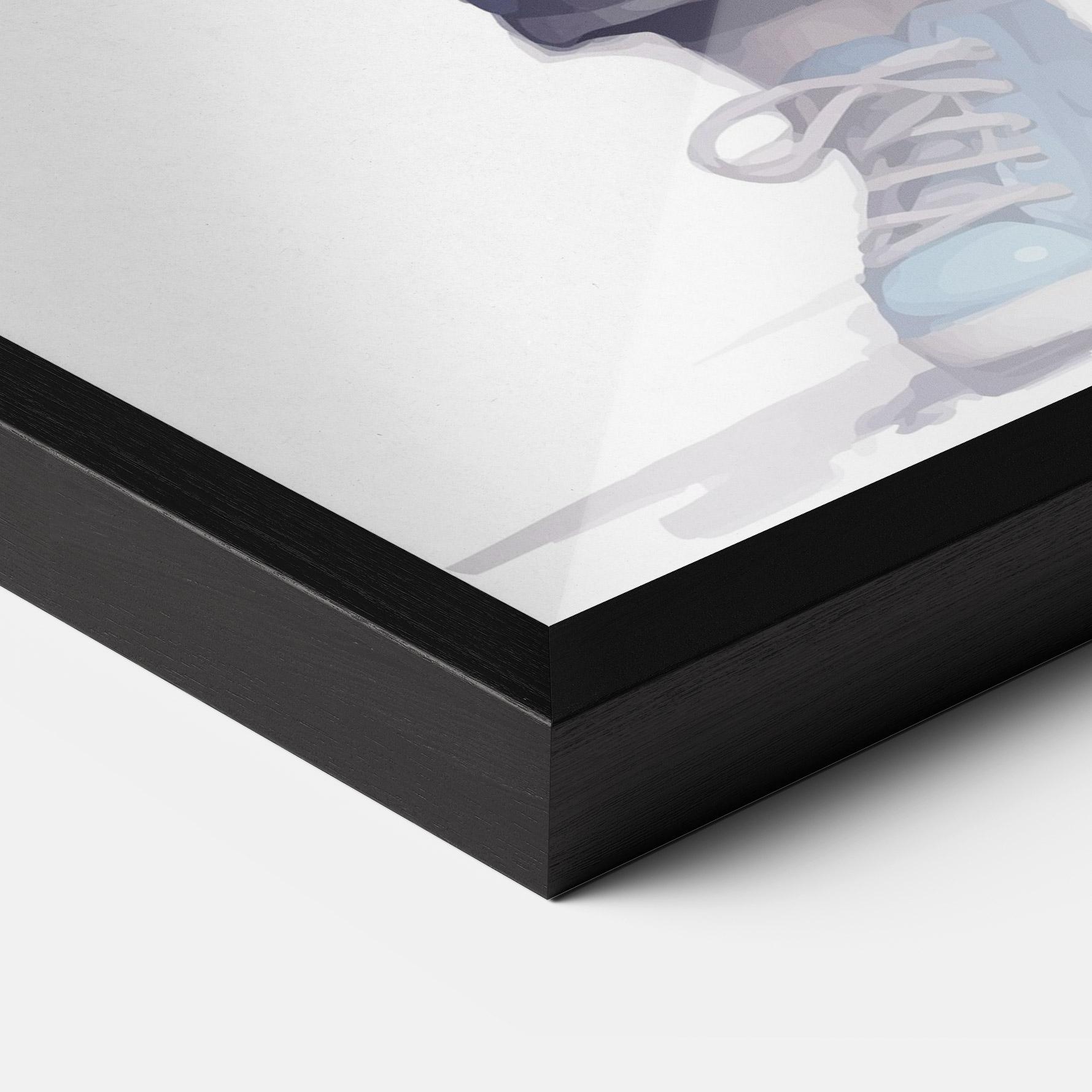 Keretezett Poszter Glasses Bear mockup 3