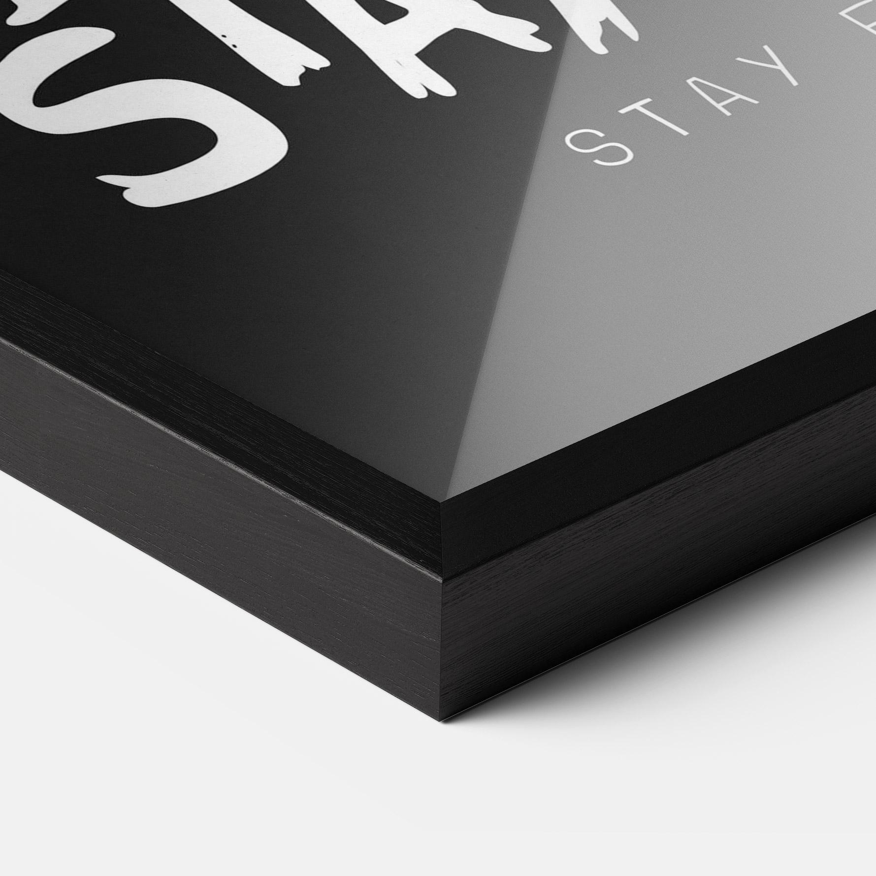 Keretezett Poszter Stay High mockup 3