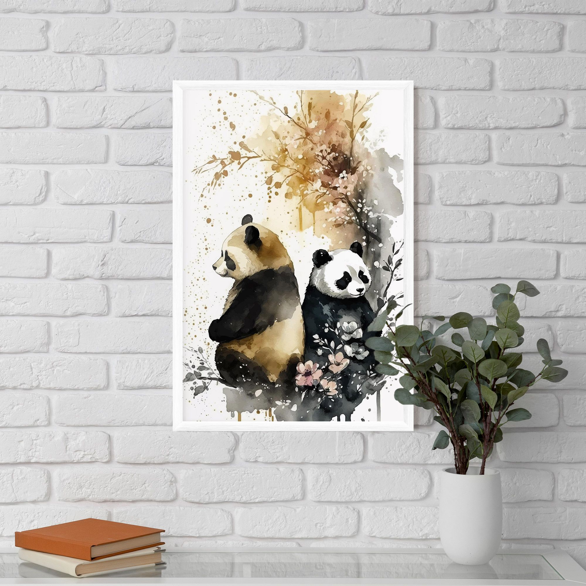 Gold Panda Art mockup 5