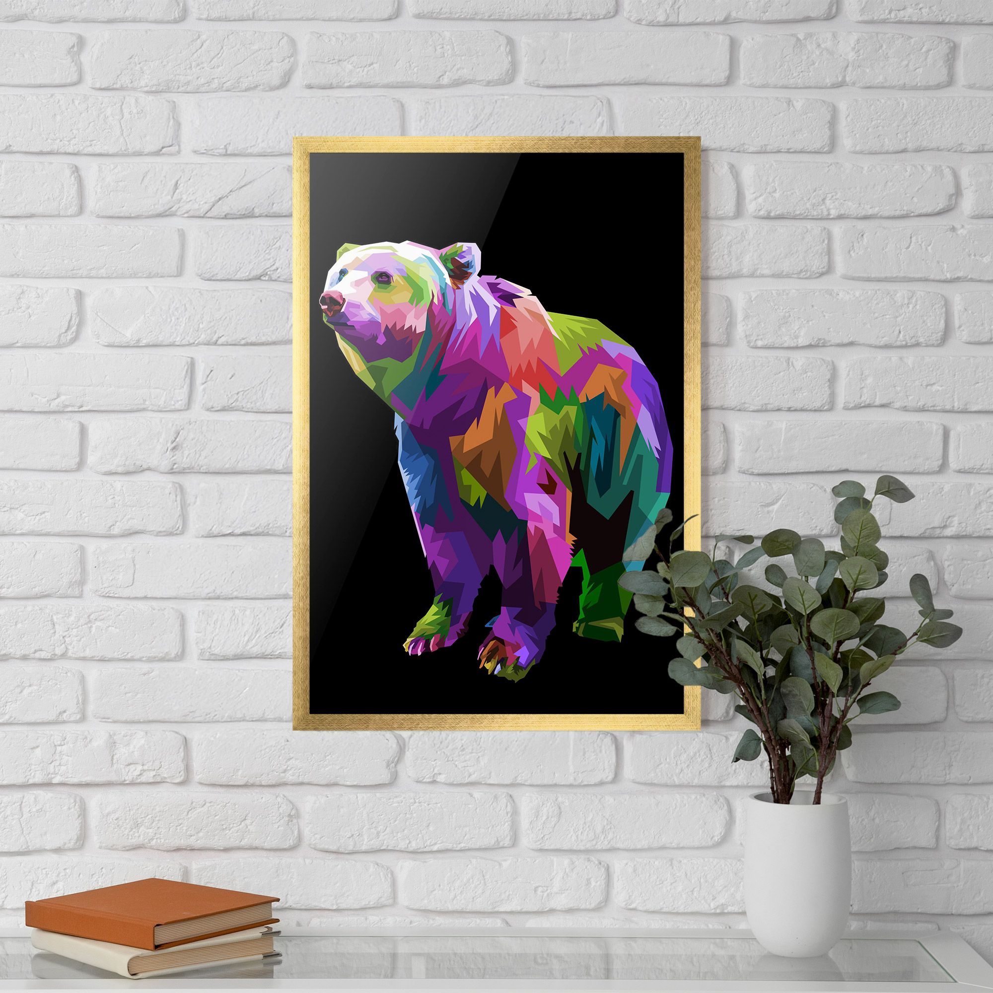 Colorful Icebear mockup 5
