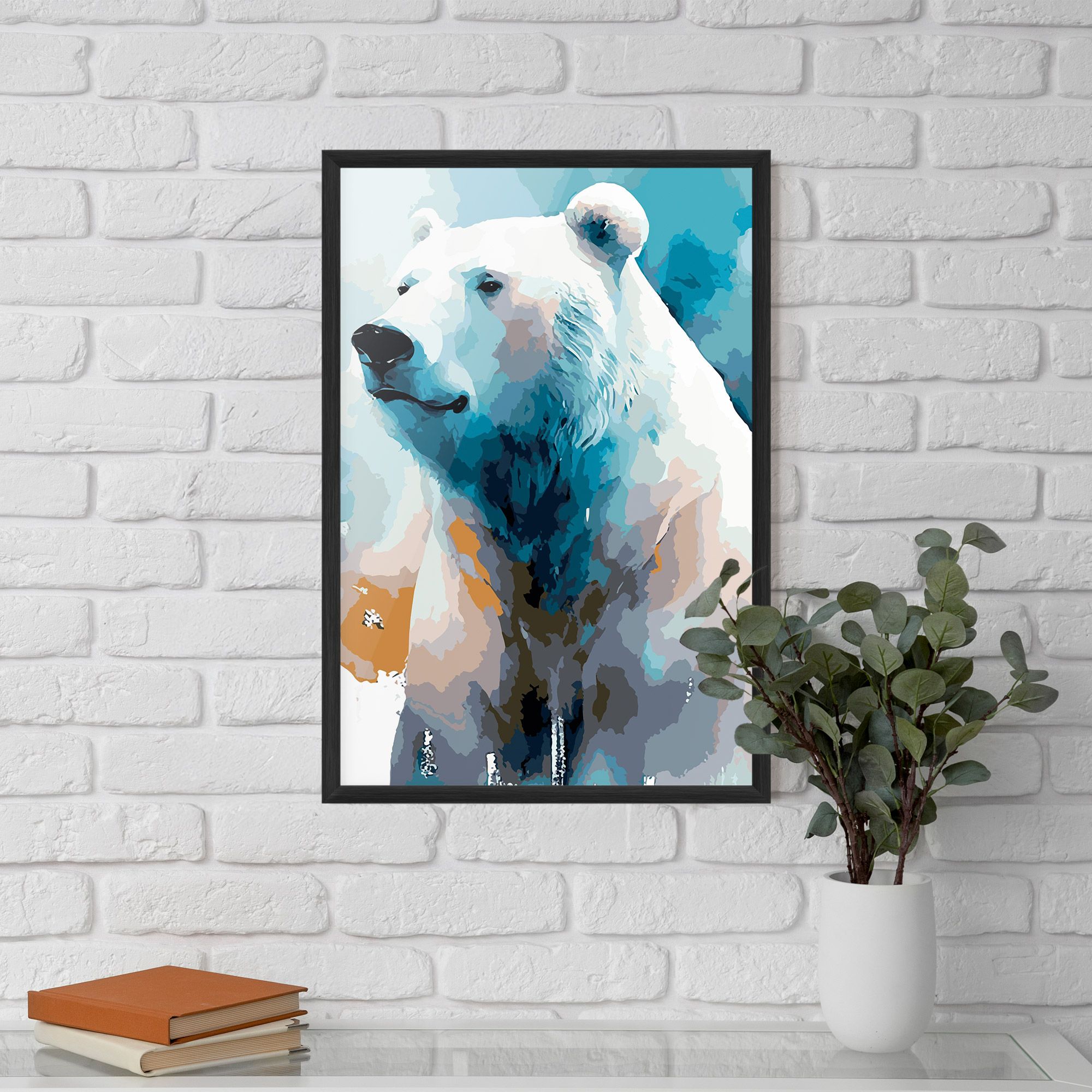 Polar White Bear mockup 5