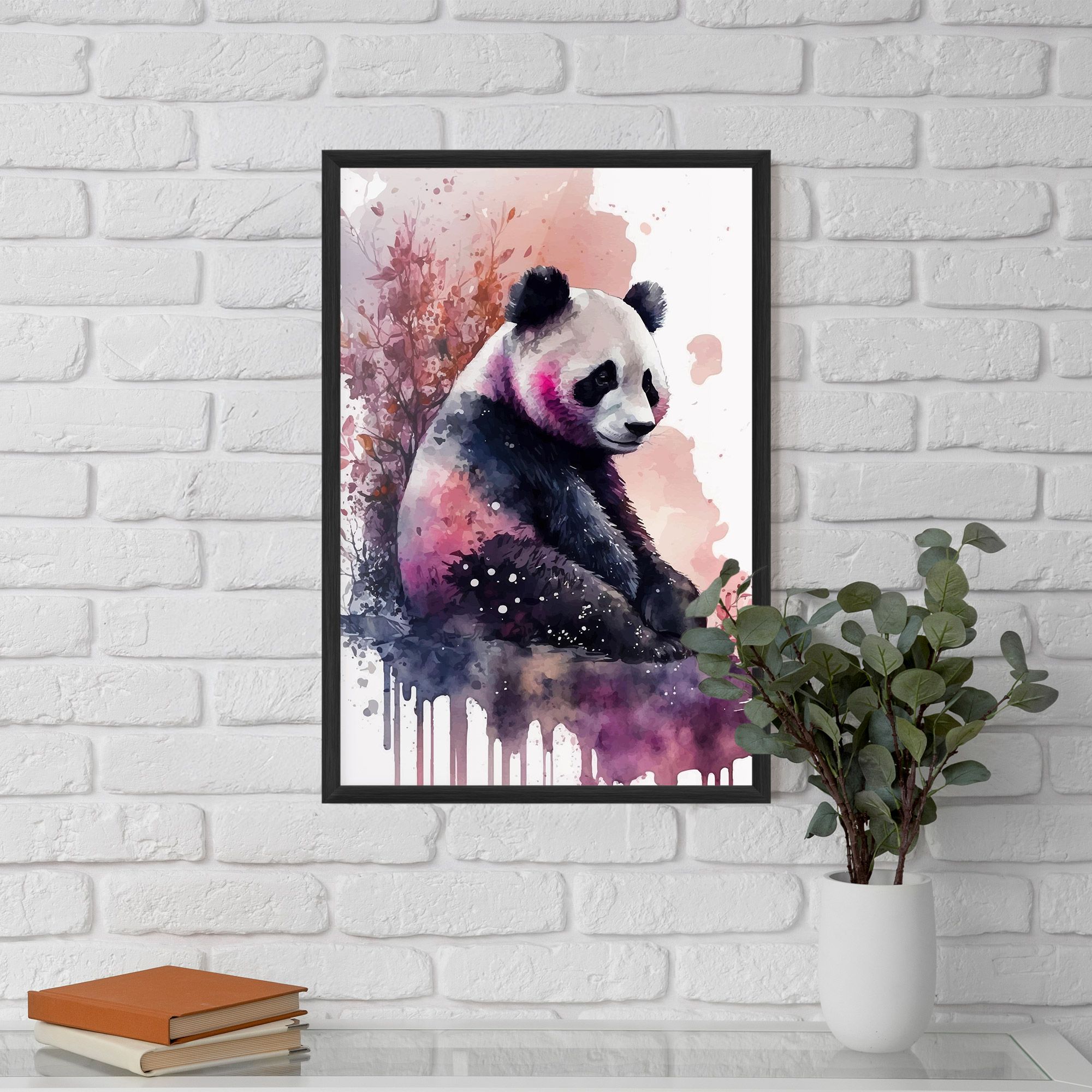 Purple Panda Art mockup 5