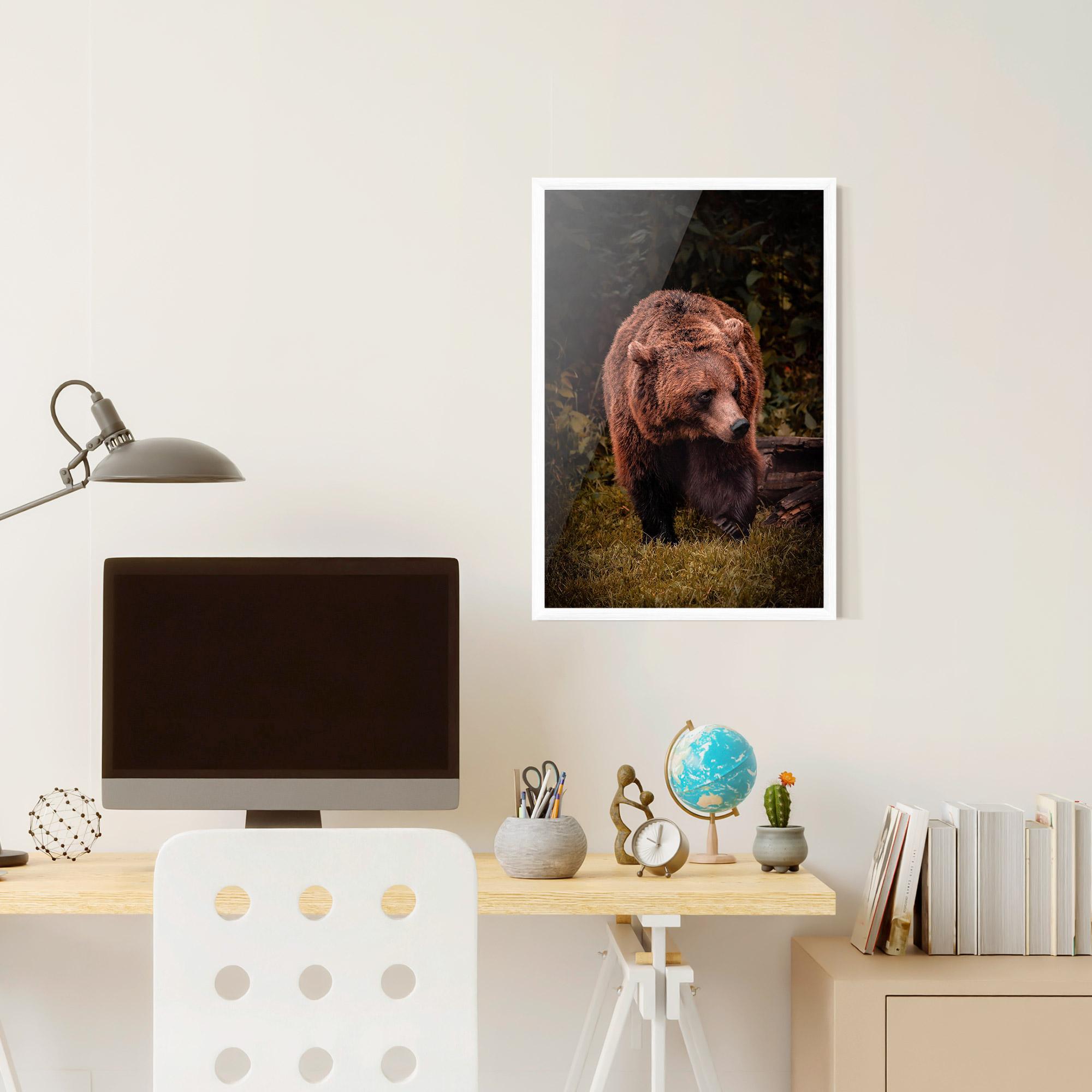 Keretezett Poszter Brown Bear mockup 6