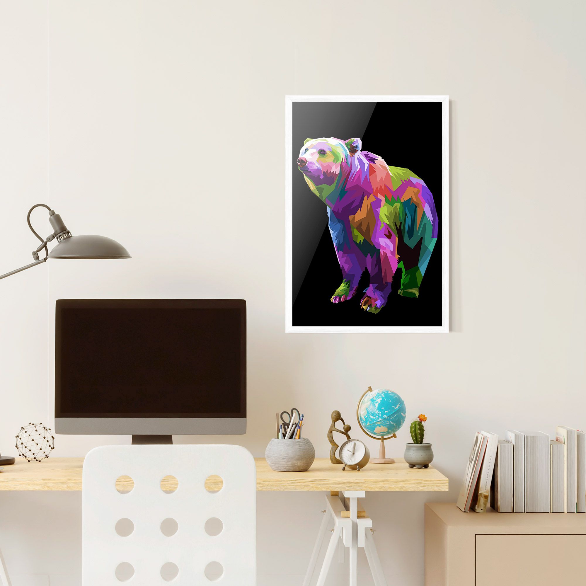 Colorful Icebear mockup 6