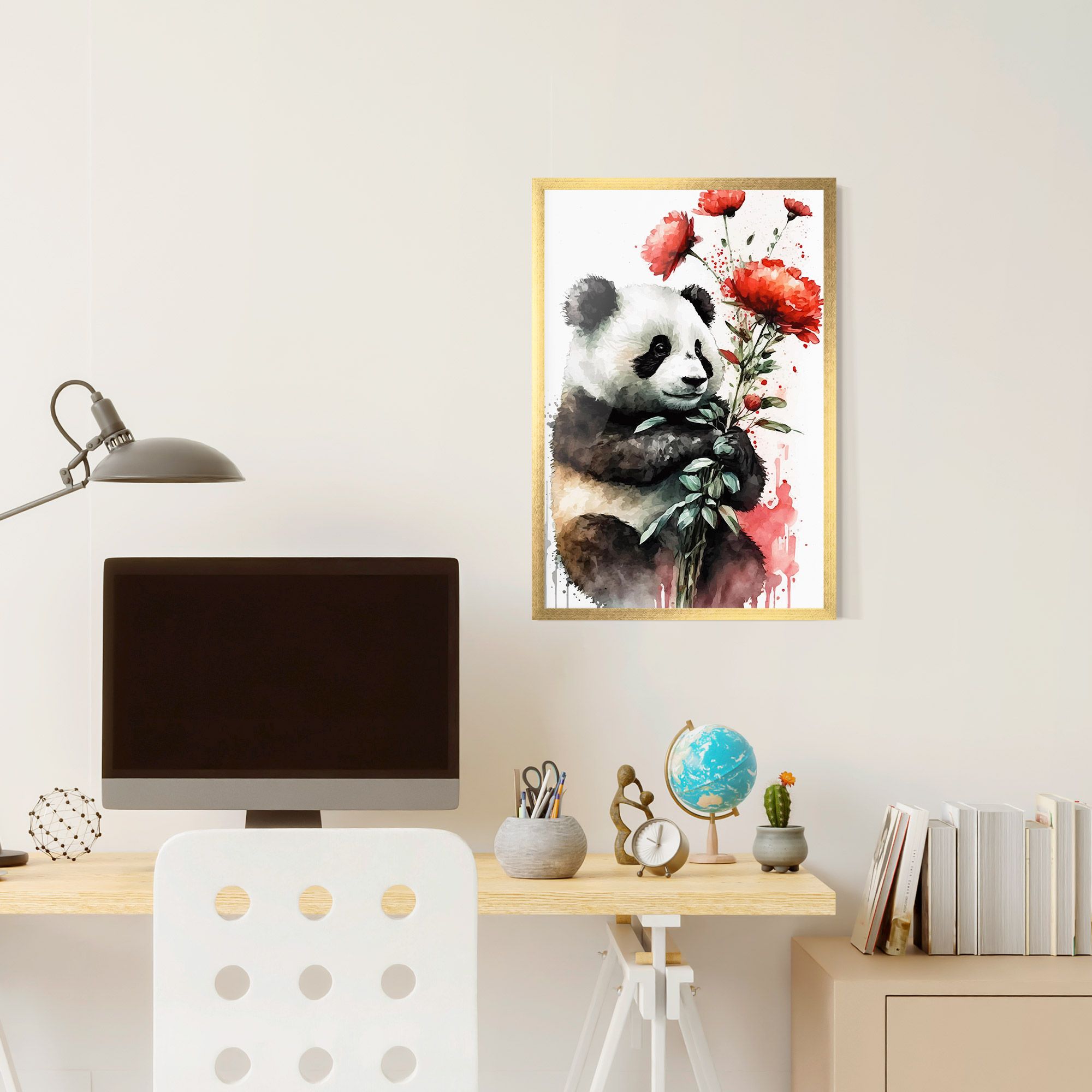 Red Flower Panda mockup 6