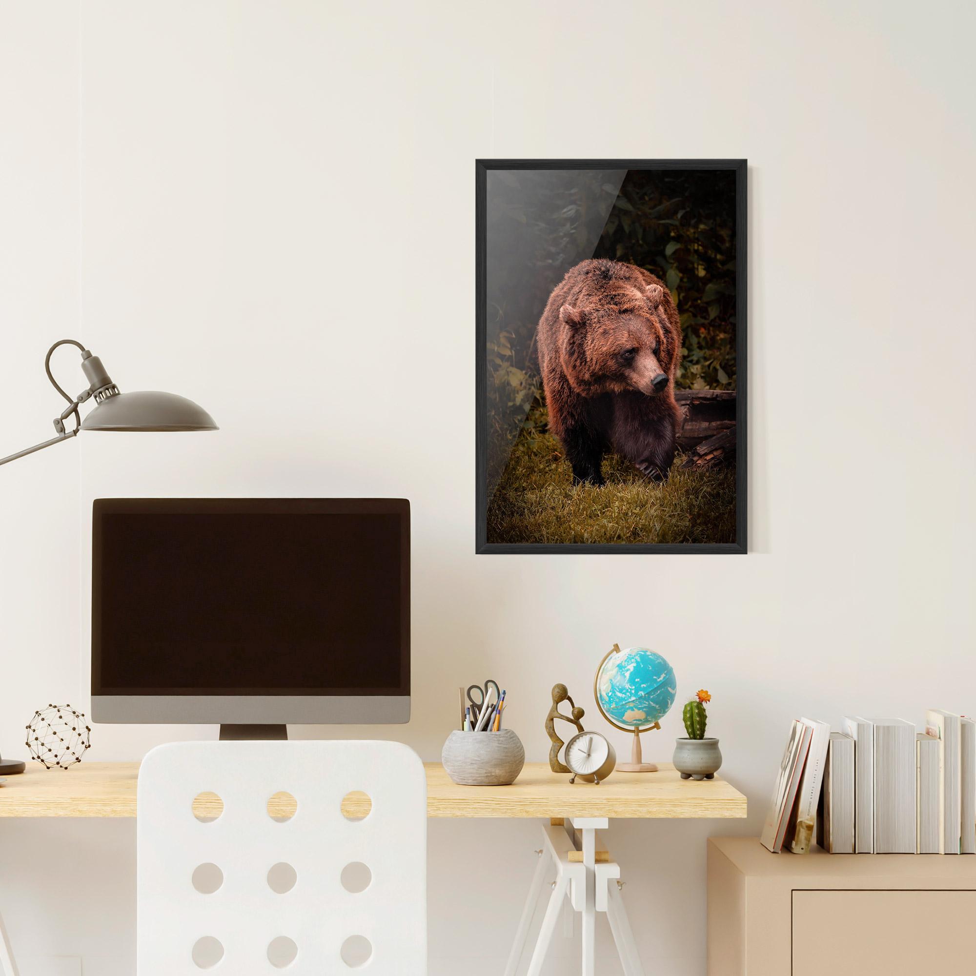 Keretezett Poszter Brown Bear mockup 6