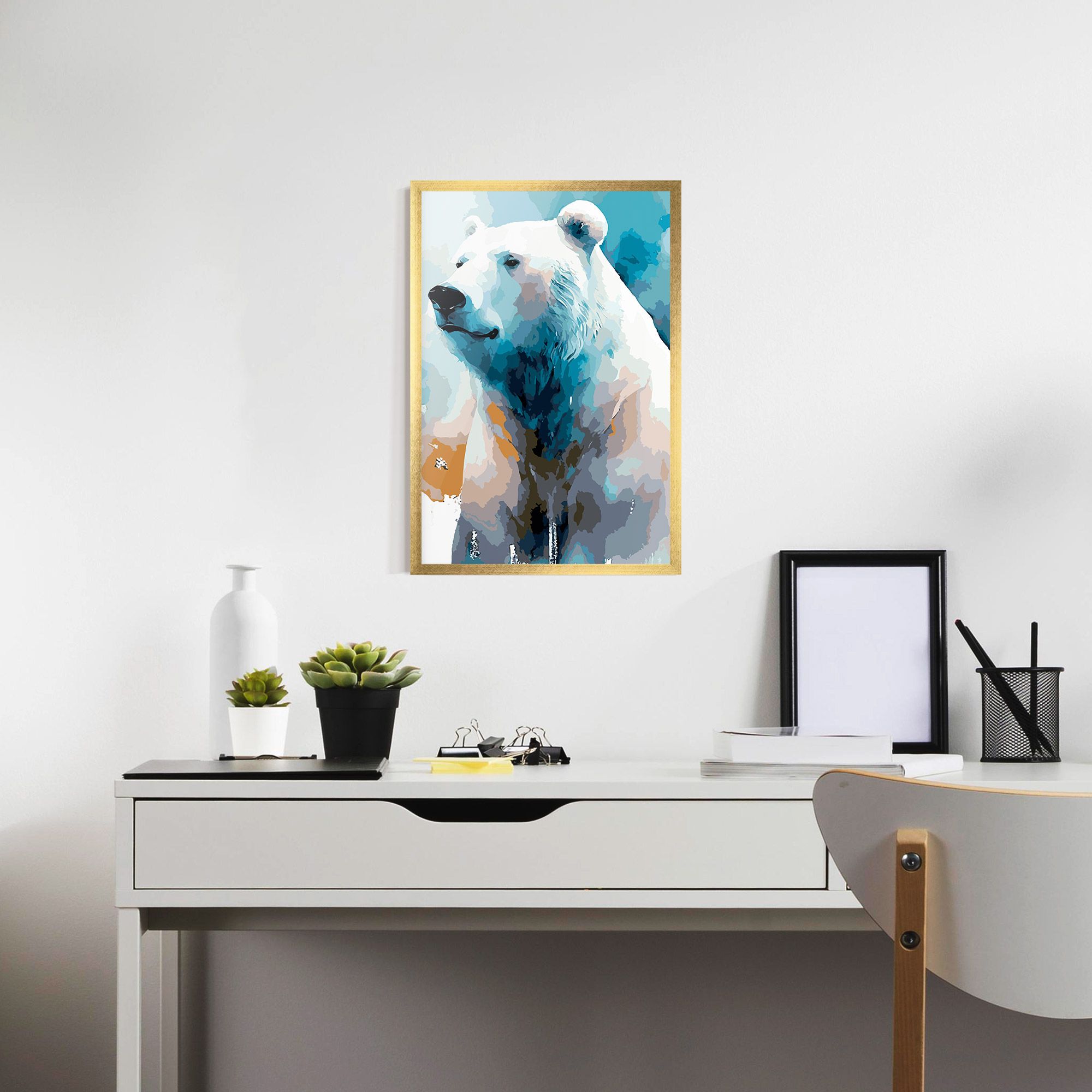 Polar White Bear mockup 7