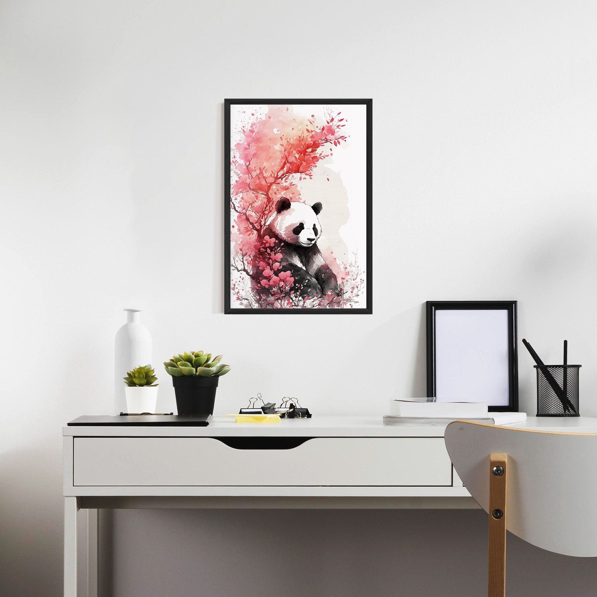 Pink Flower Panda mockup 7