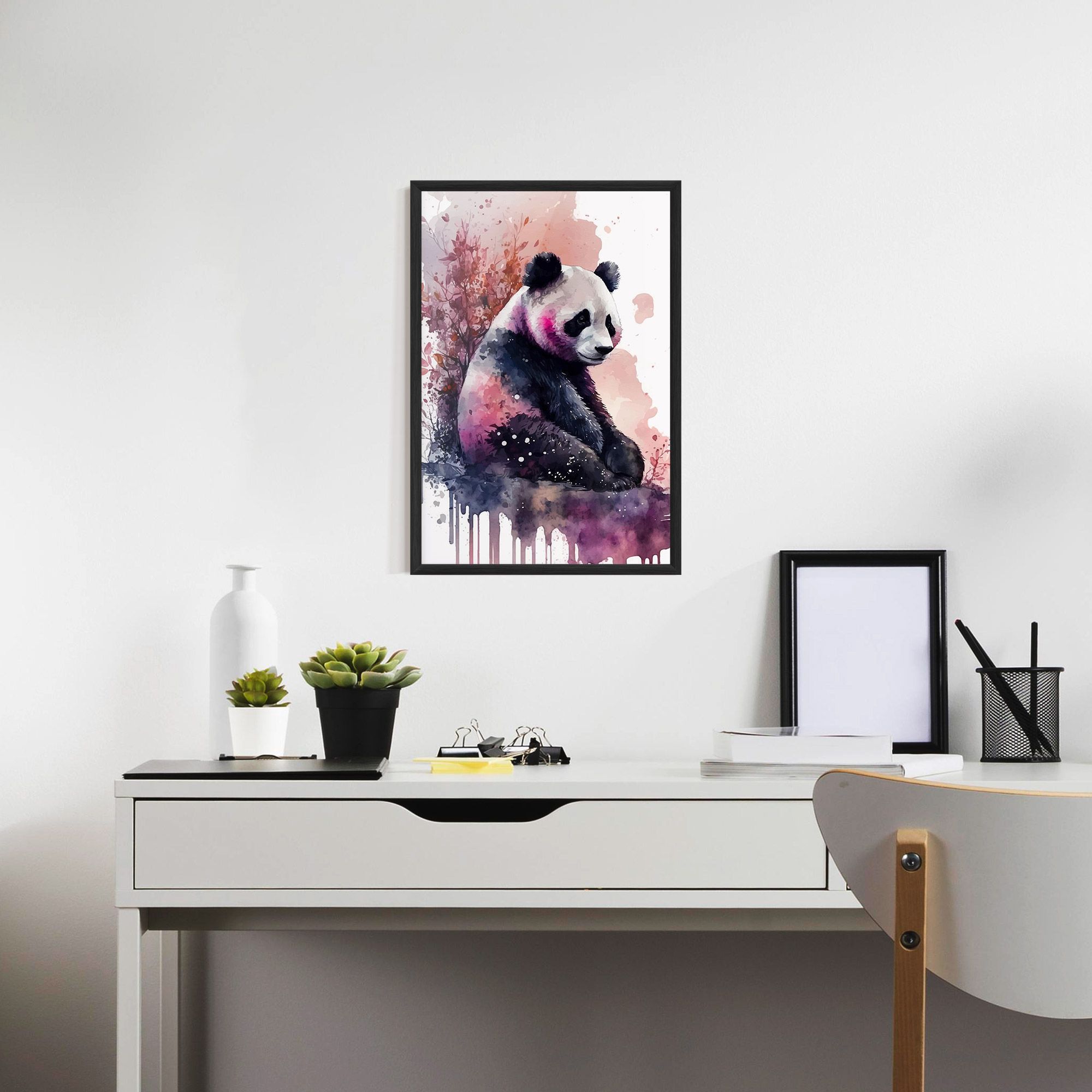 Purple Panda Art mockup 7