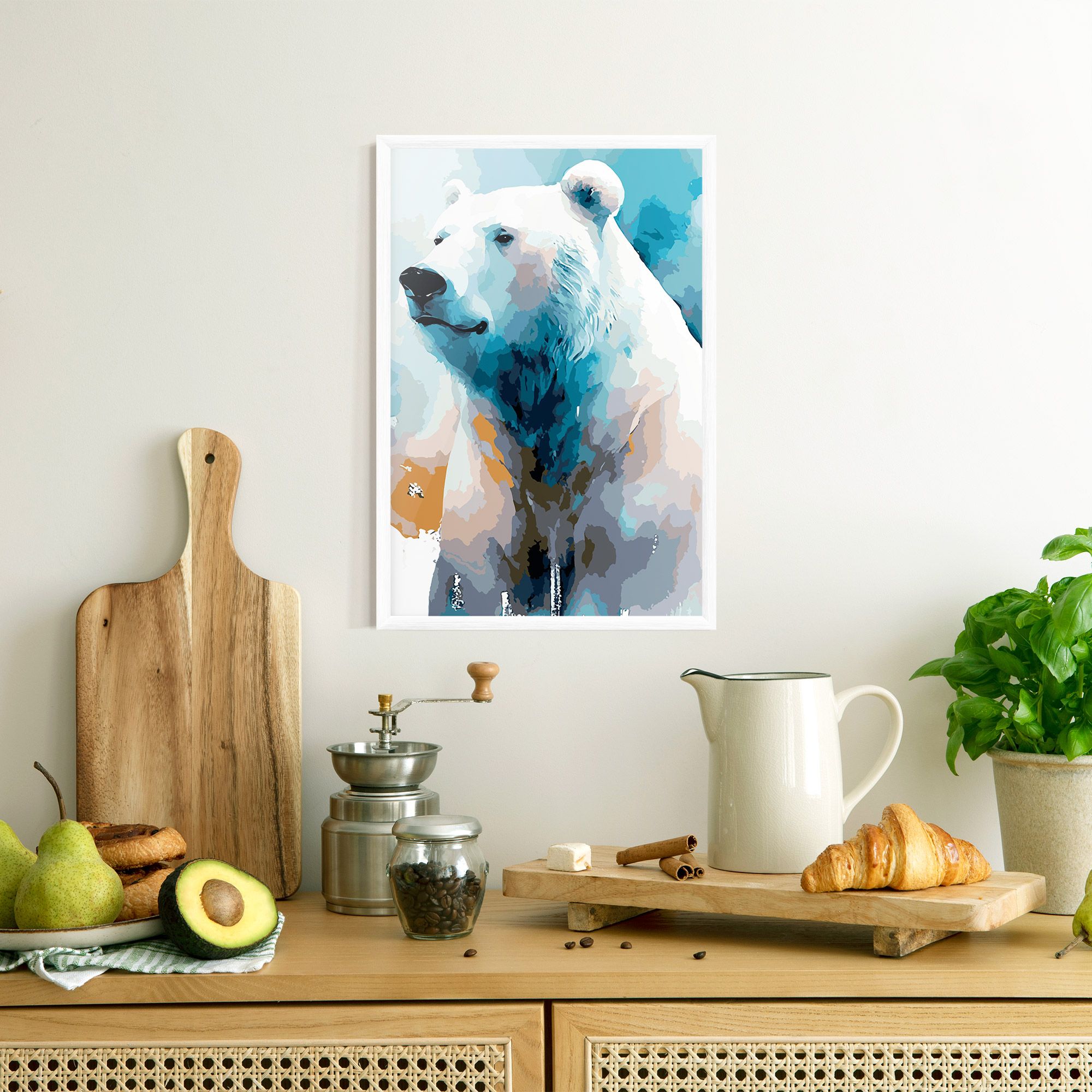 Polar White Bear mockup 8