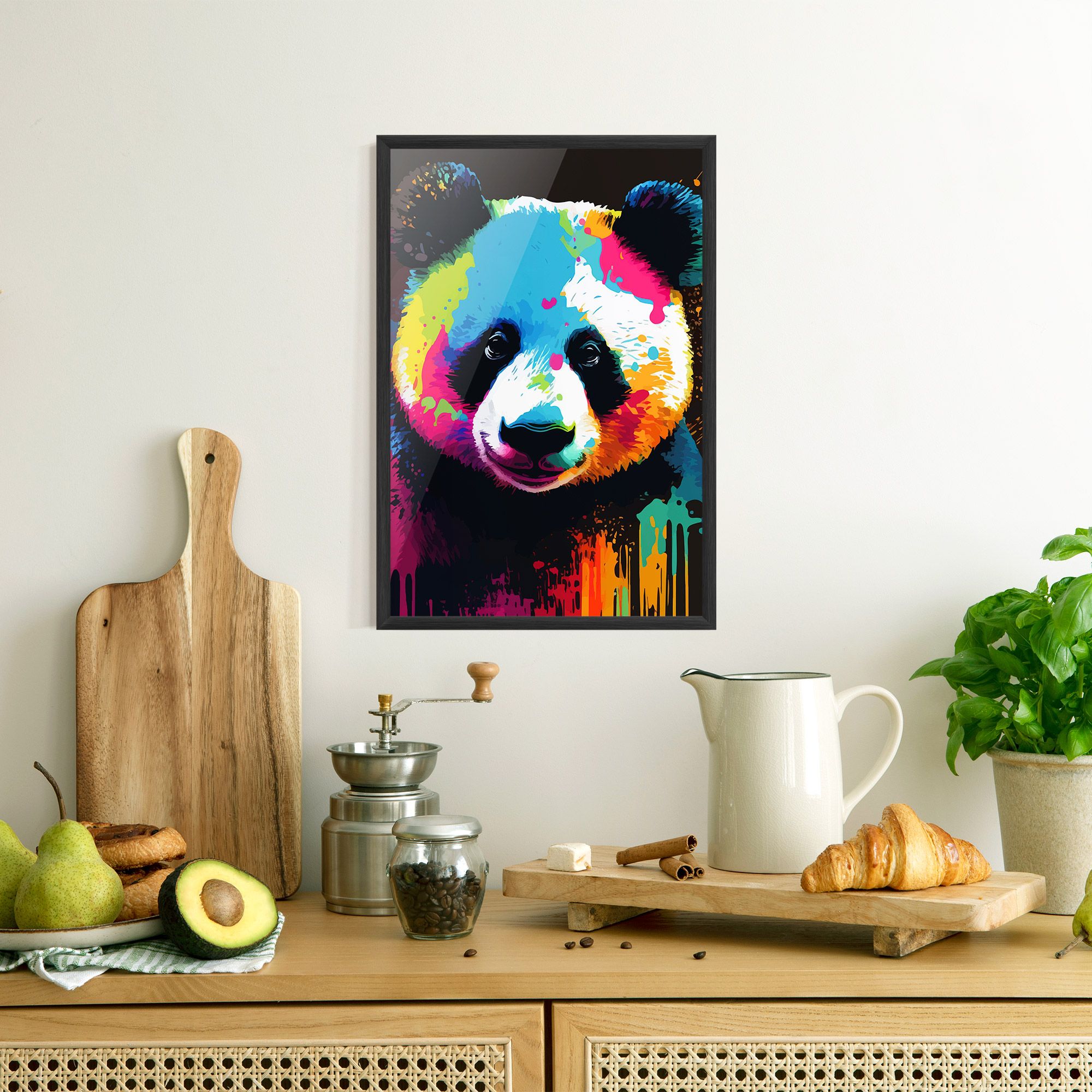 Panda Color Art mockup 8
