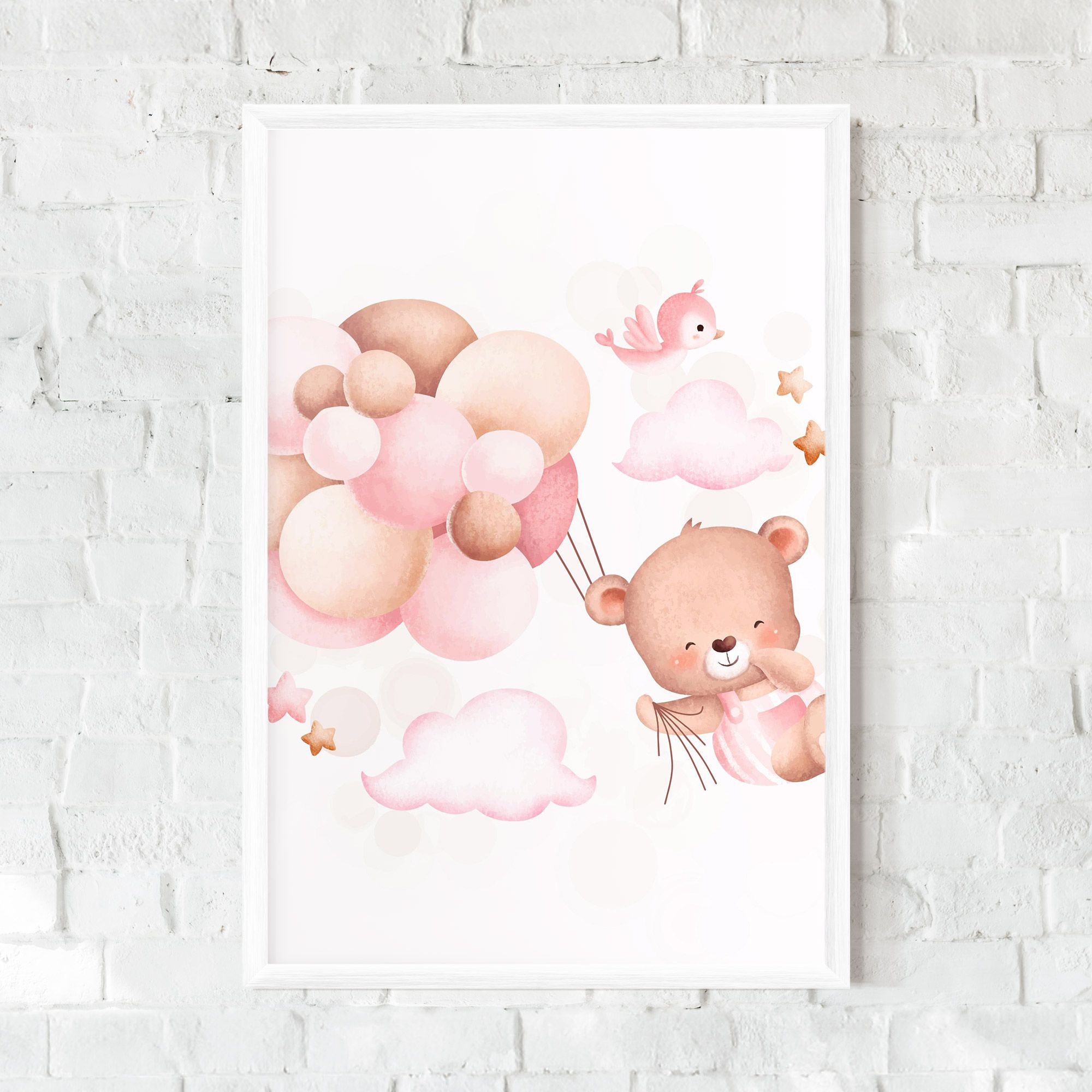 Pink Bear Balloons mockup 0