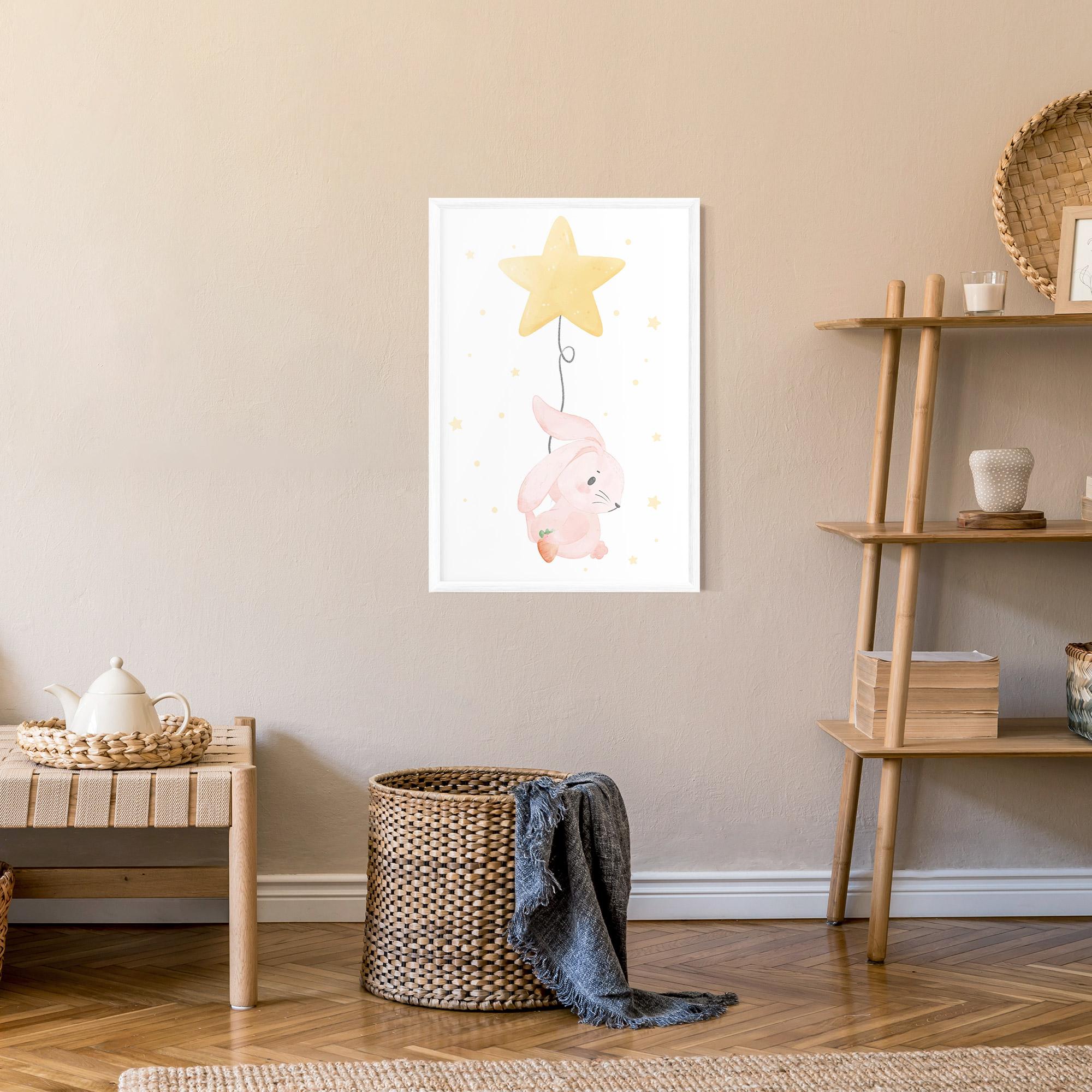 Keretezett Poszter Star Bunny mockup 9