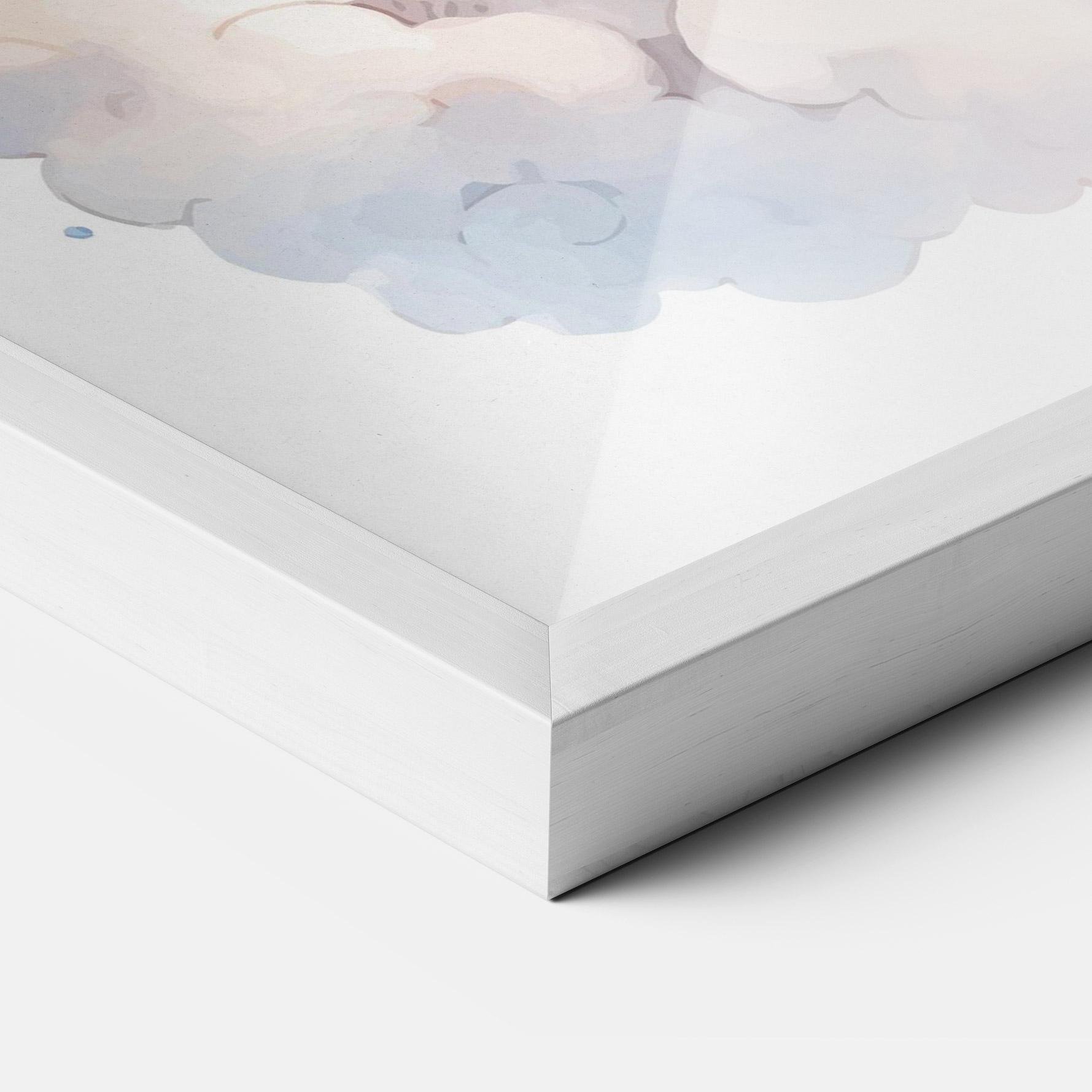 Keretezett Poszter Cute Baby Giraffe mockup 3